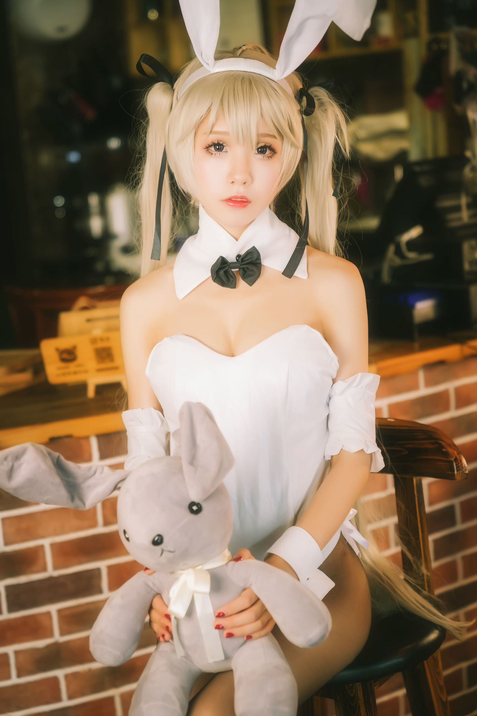 Cosplay寫真] 動漫博主水淼aqua - 穹妹兔女郎