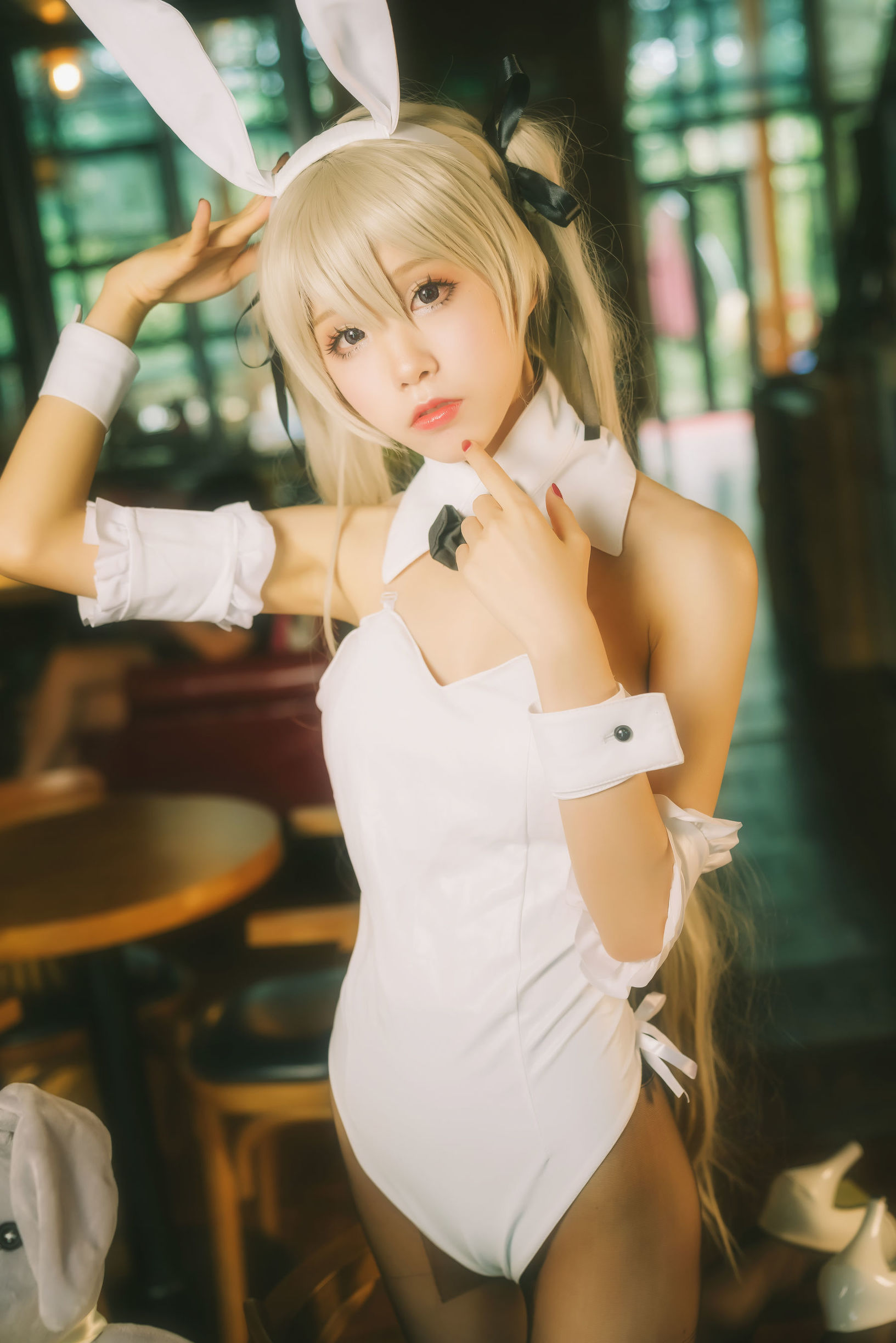 Cosplay寫真] 動漫博主水淼aqua - 穹妹兔女郎