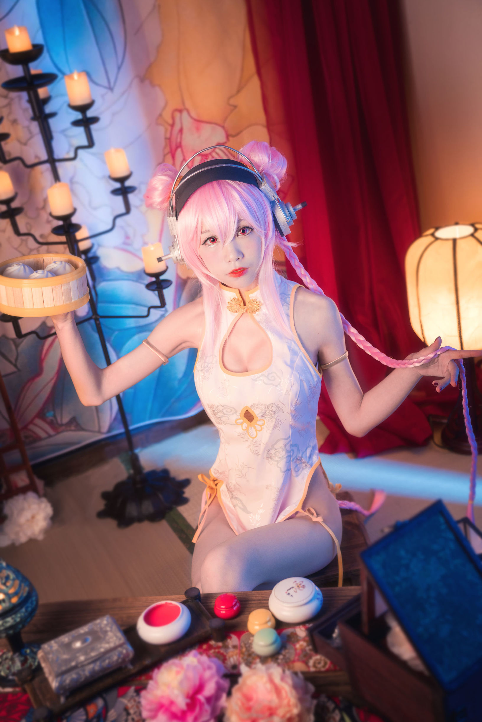 Cosplay寫真] 動漫博主水淼aqua - 索尼子 旗袍