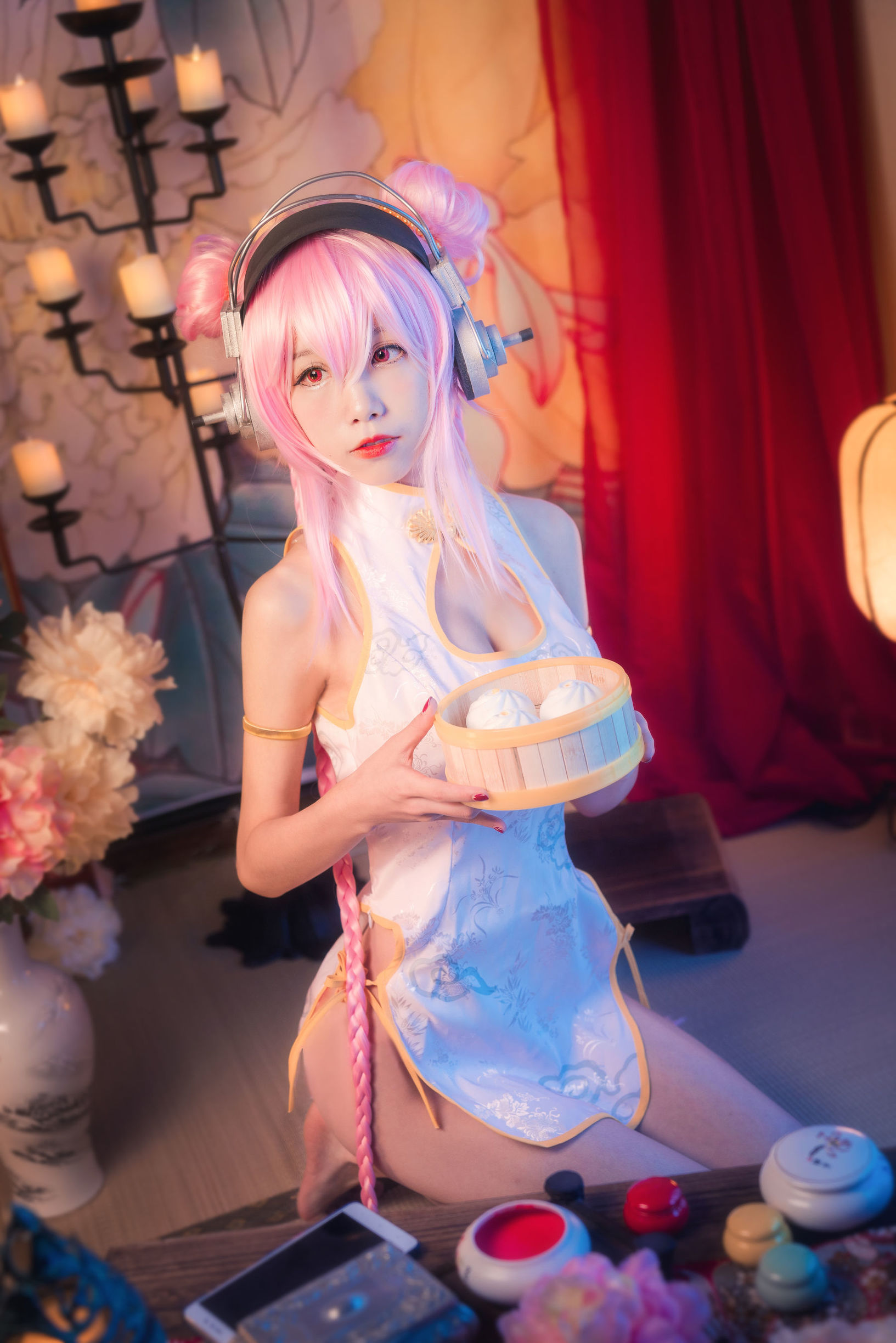 Cosplay寫真] 動漫博主水淼aqua - 索尼子 旗袍