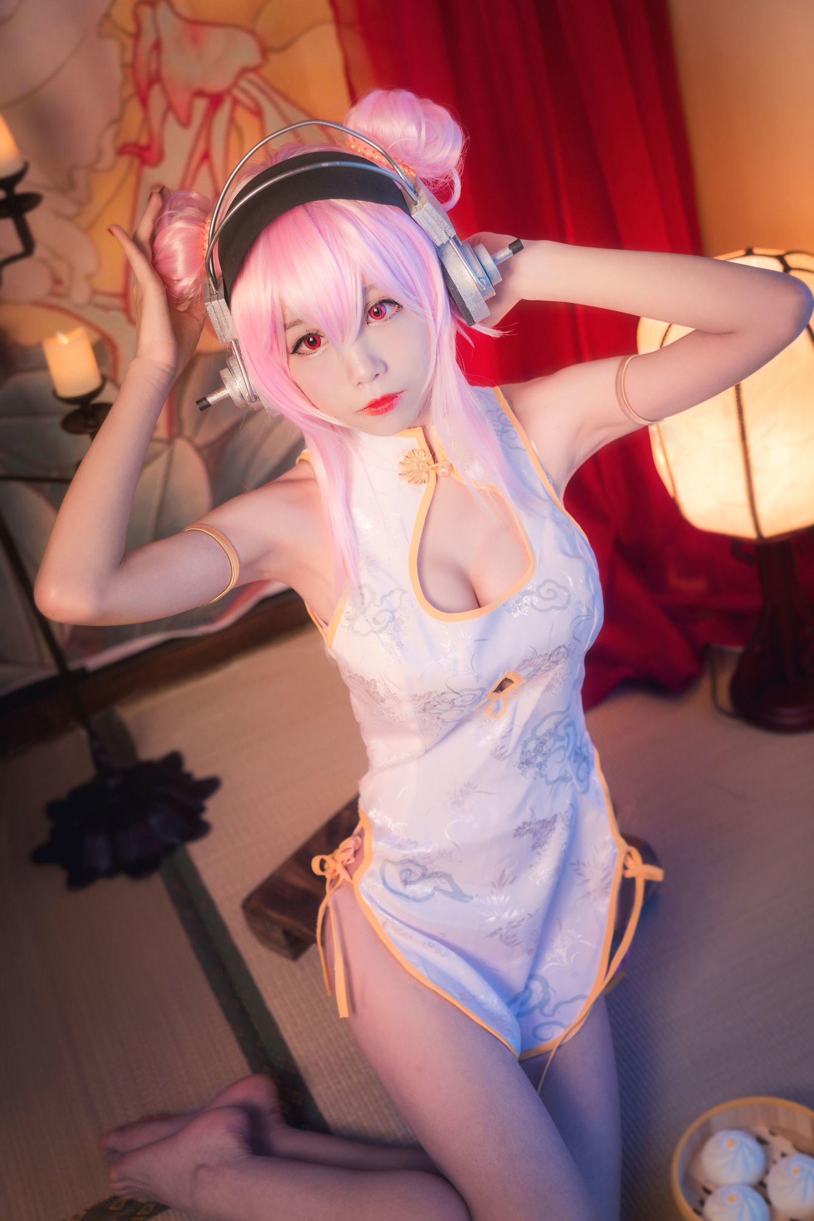 Cosplay寫真] 動漫博主水淼aqua - 索尼子 旗袍