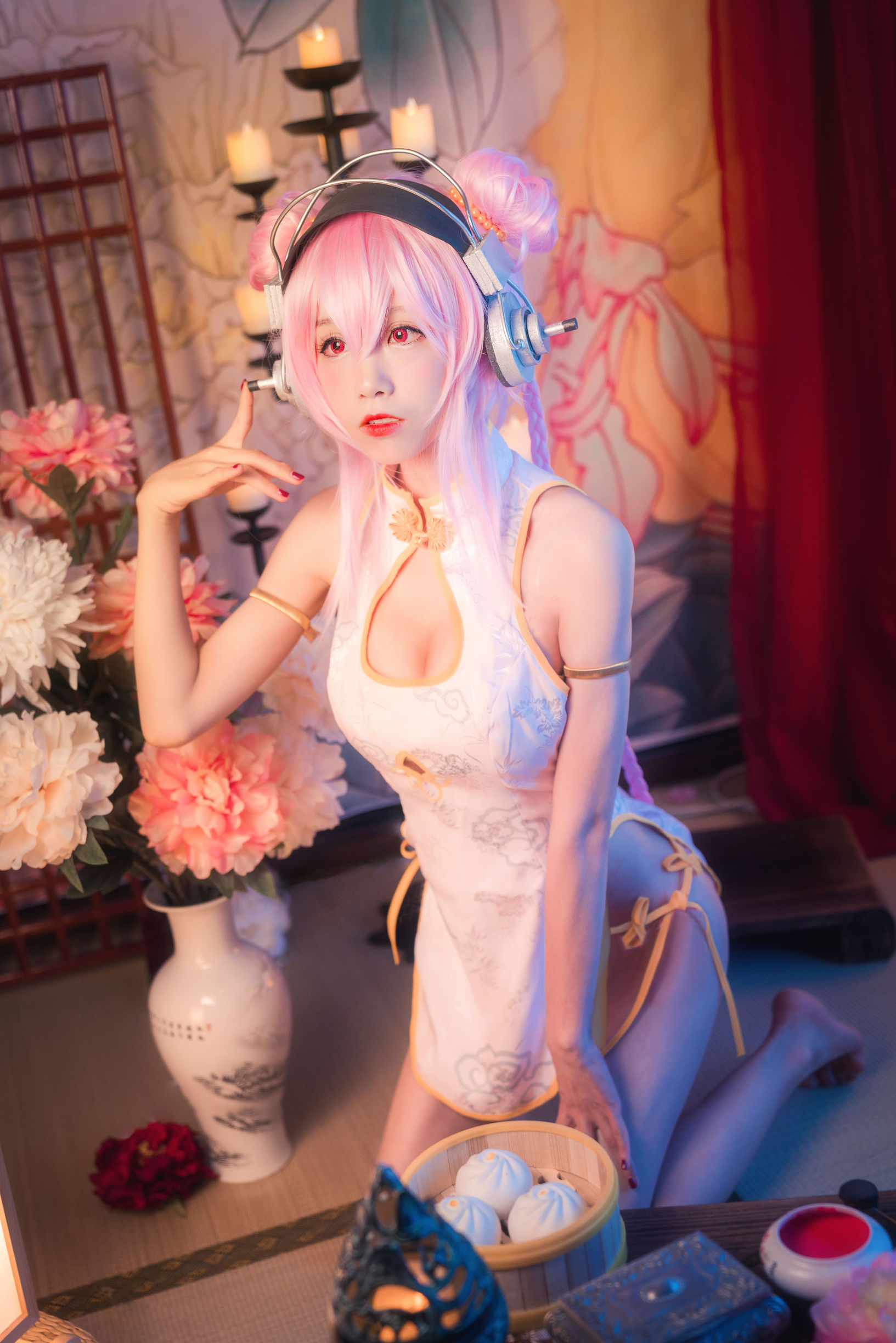 Cosplay寫真] 動漫博主水淼aqua - 索尼子 旗袍