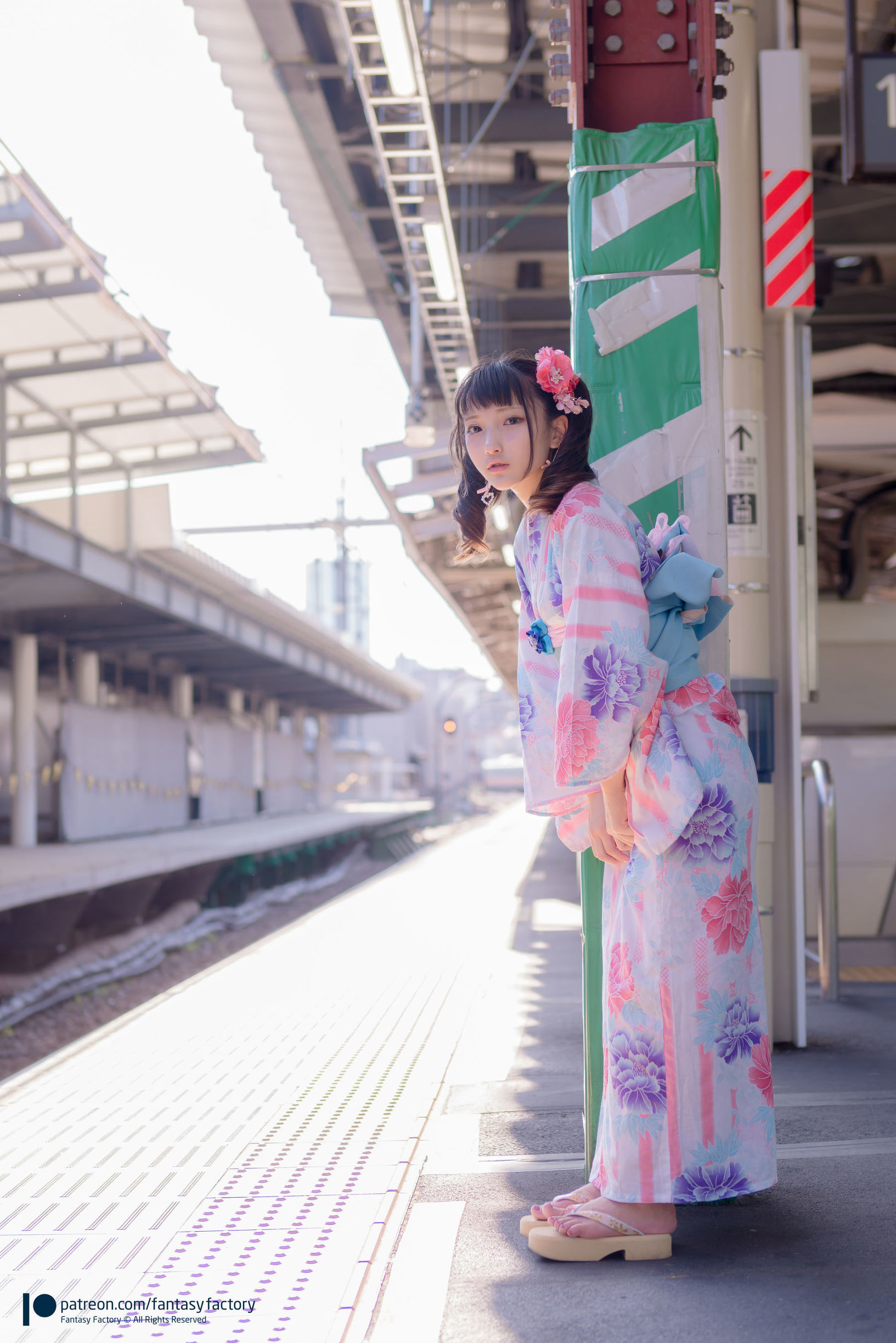 Cosplay Photo] Xiao Ding [Fantasy Factory] - September 2019 Azur Lane Kimono