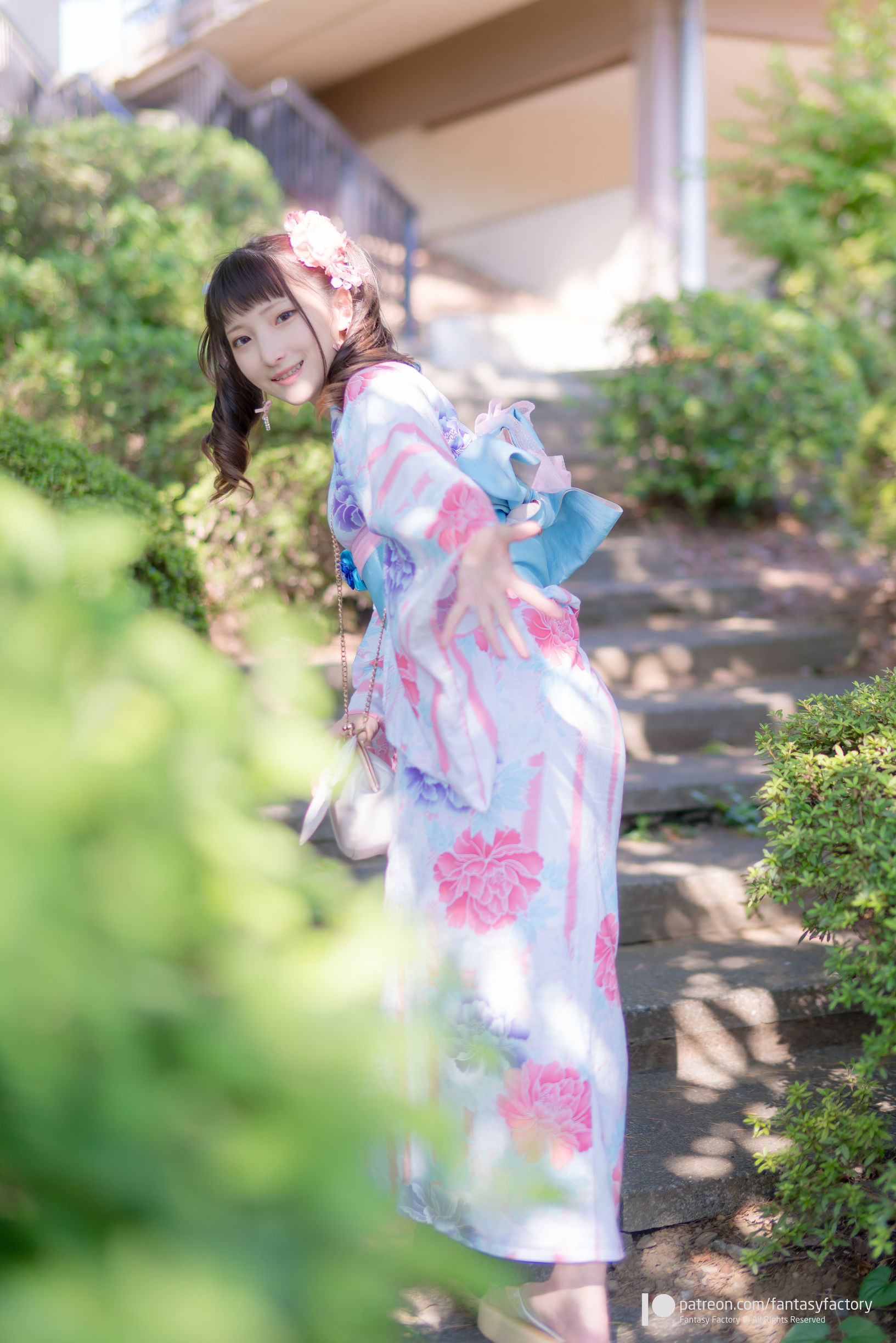 Cosplay Photo] Xiao Ding [Fantasy Factory] - September 2019 Azur Lane Kimono