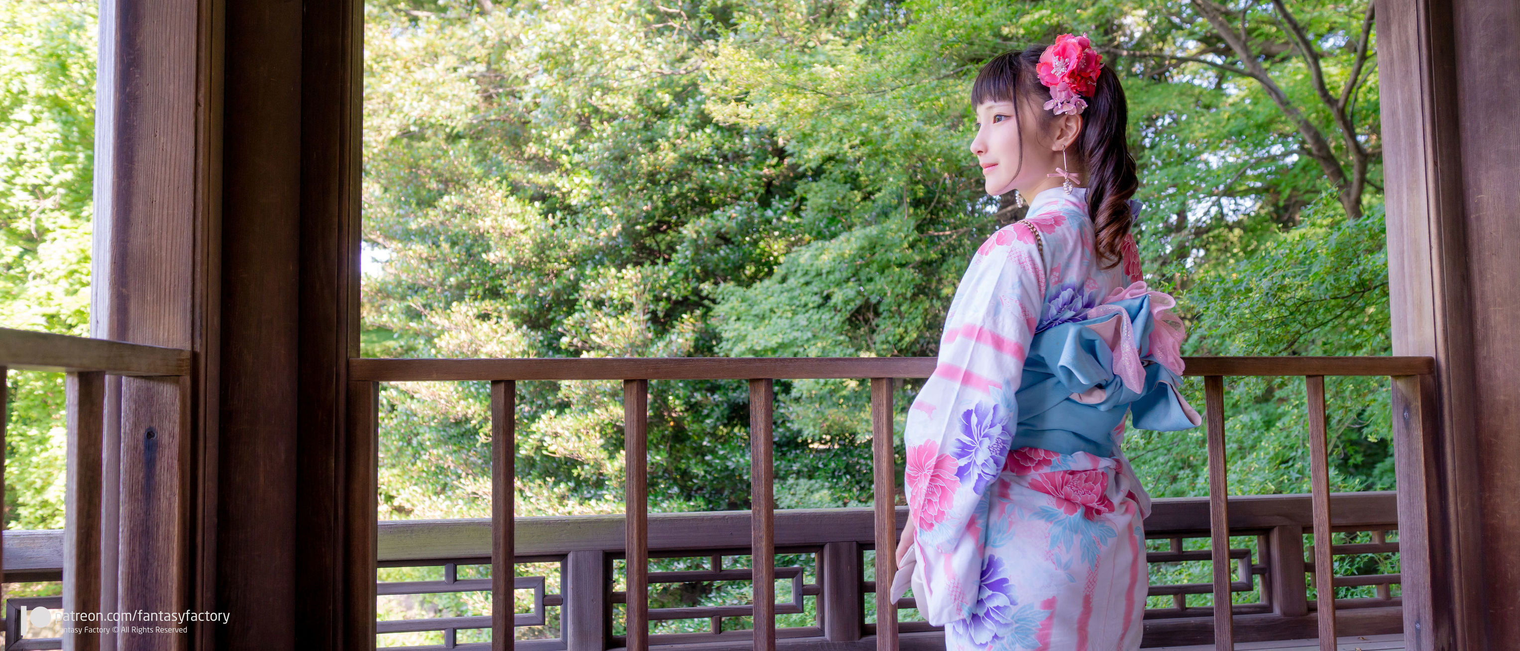 Cosplay Photo] Xiao Ding [Fantasy Factory] - September 2019 Azur Lane Kimono