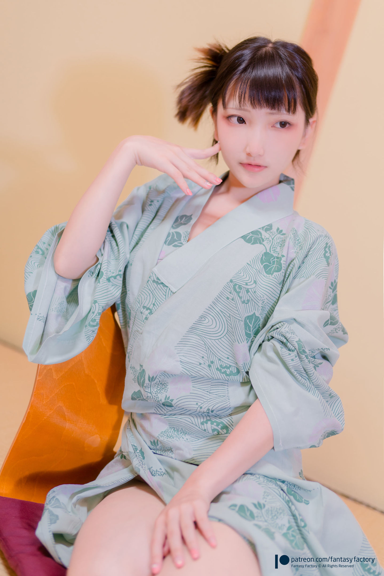 Ảnh Cosplay] Tiểu Đinh 《Fantasy Factory》 - 2019.09 Azur Lane Kimono