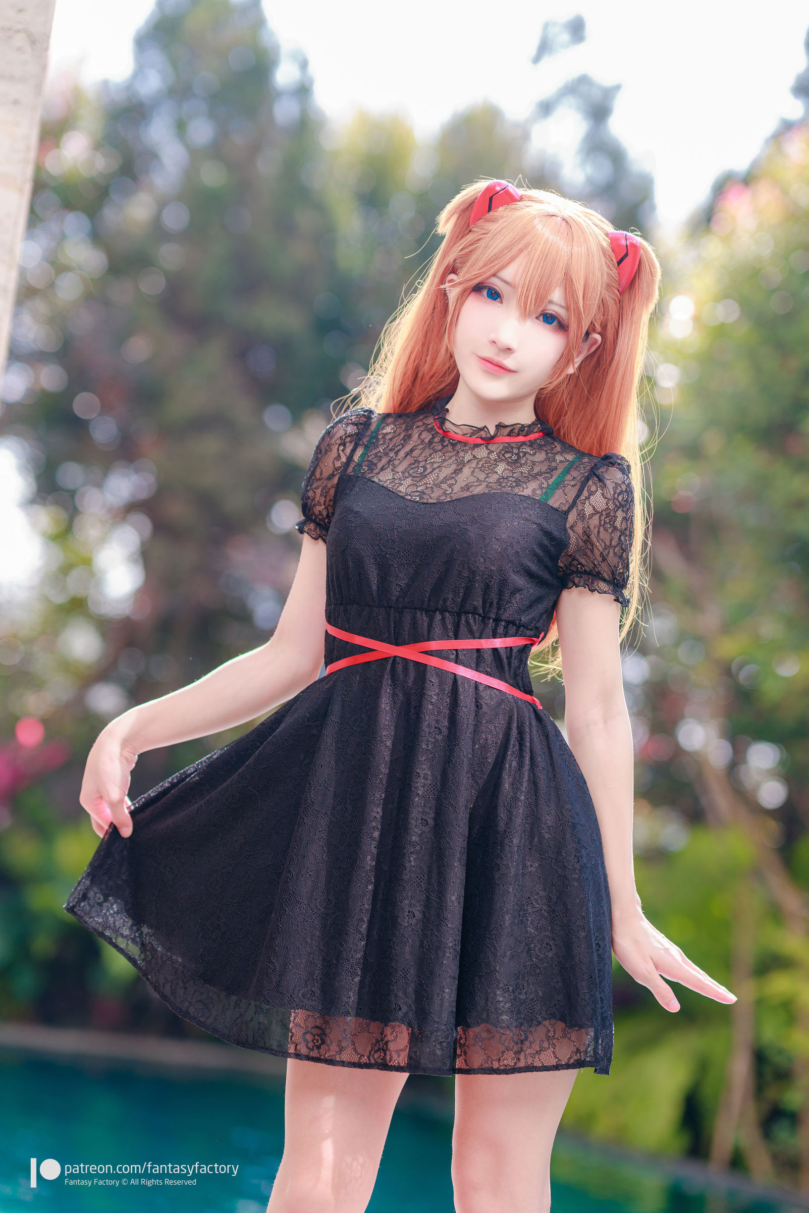 コスプレ写真] ショウディン 《ファンタジー ファクトリー》 - 2020.05 レース メイド トレンチコート