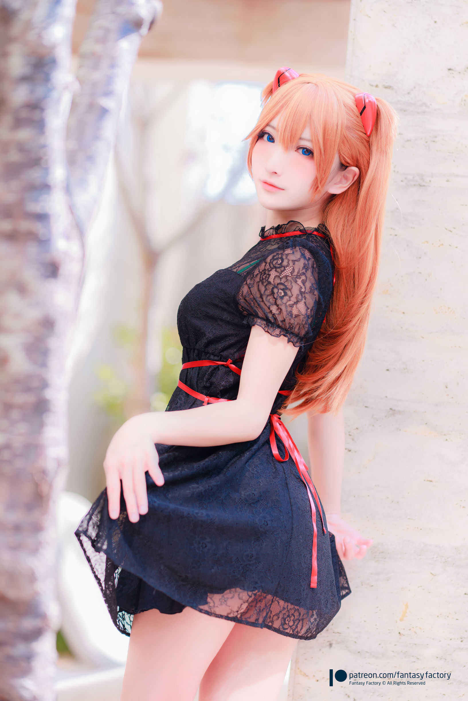 コスプレ写真] ショウディン 《ファンタジー ファクトリー》 - 2020.05 レース メイド トレンチコート