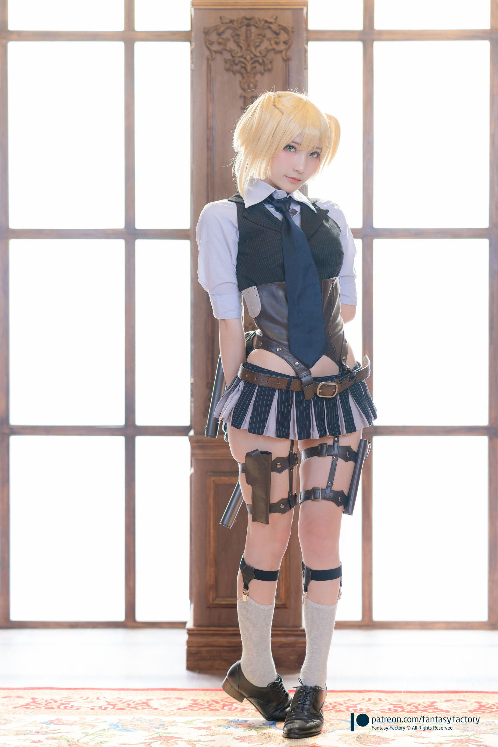 コスプレ写真] 小丁 《ファンタジー ファクトリー》 - 2020年6月 看護師 スク水