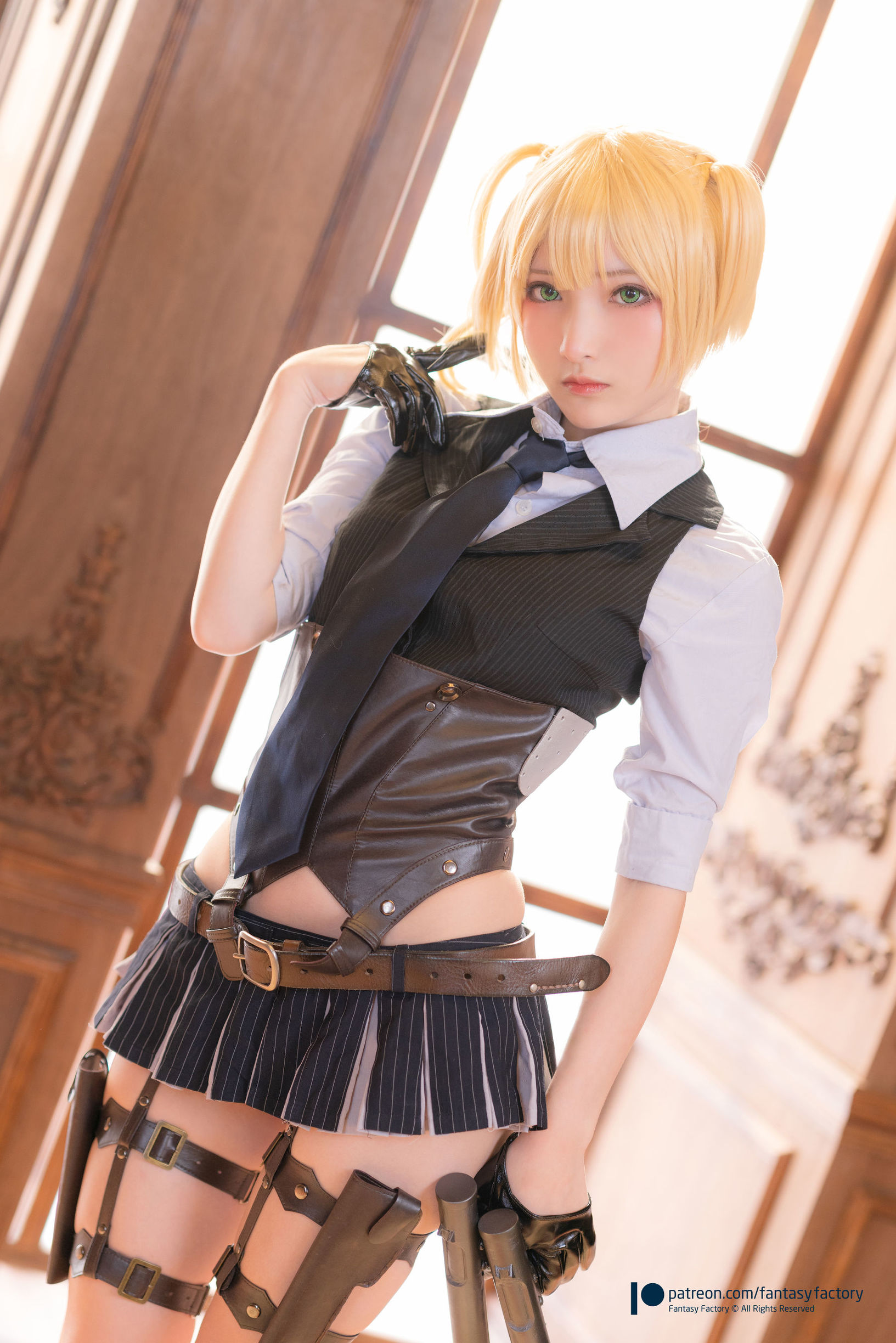 コスプレ写真] 小丁 《ファンタジー ファクトリー》 - 2020年6月 看護師 スク水