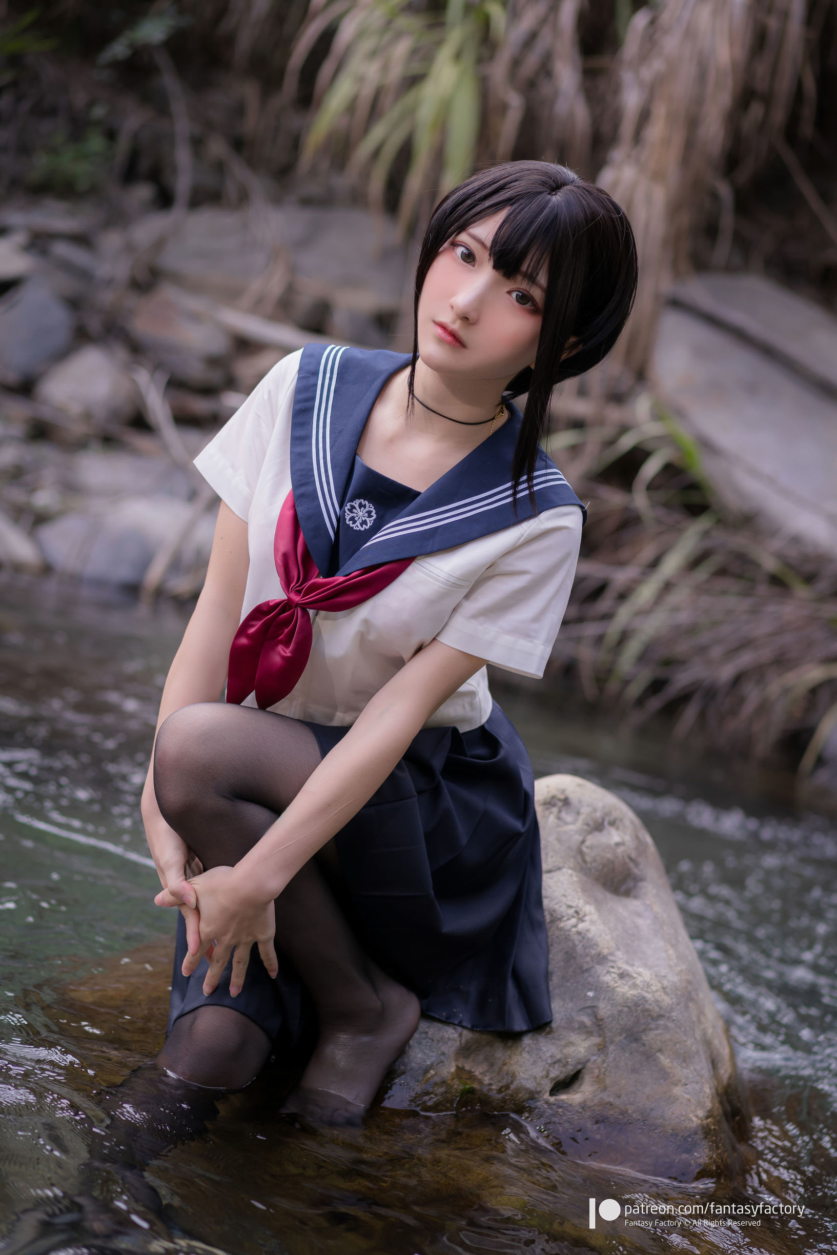 Xiaoding Fantasy Factory》 - 2020.07 女仆 JK 死库水 Photo Set