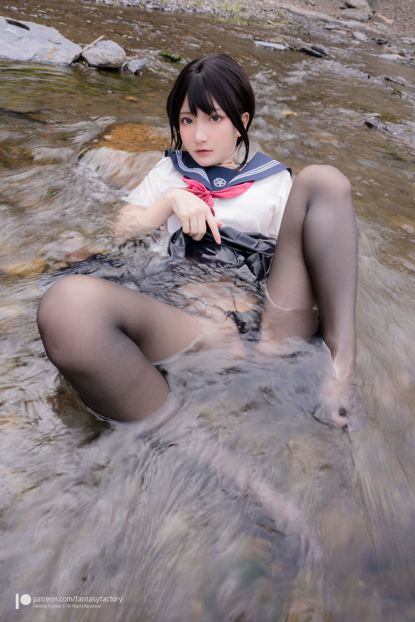 Xiaoding Fantasy Factory》 - 2020.07 女仆 JK 死库水 Photo Set