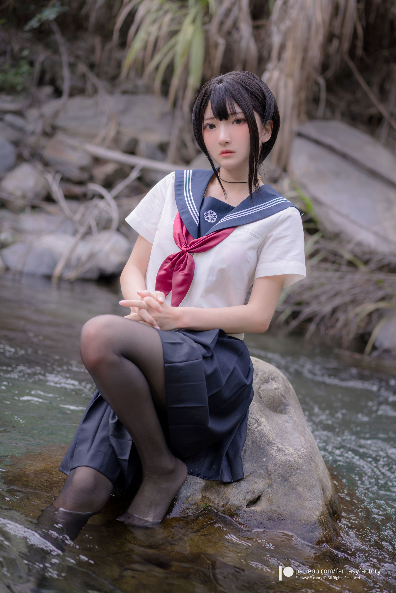 Xiaoding Fantasy Factory》 - 2020.07 女仆 JK 死库水 Photo Set