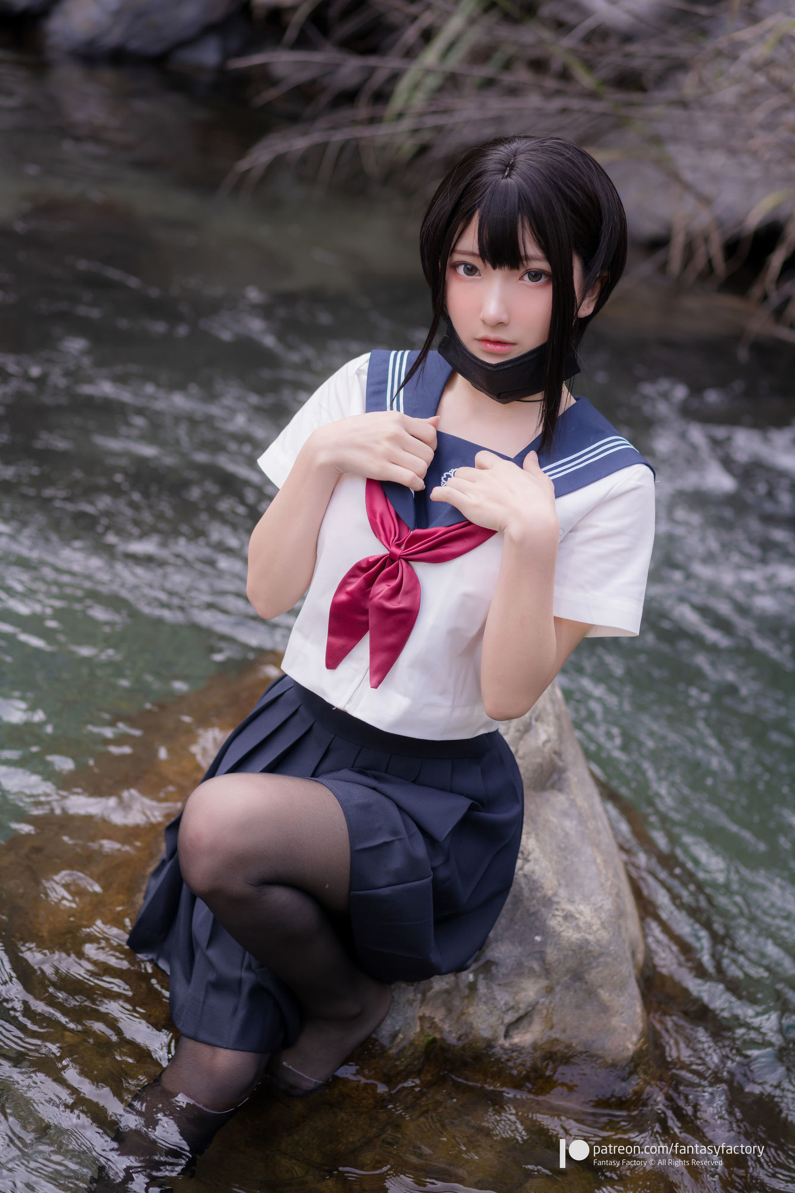 Xiaoding Fantasy Factory》 - 2020.07 女仆 JK 死库水 Photo Set