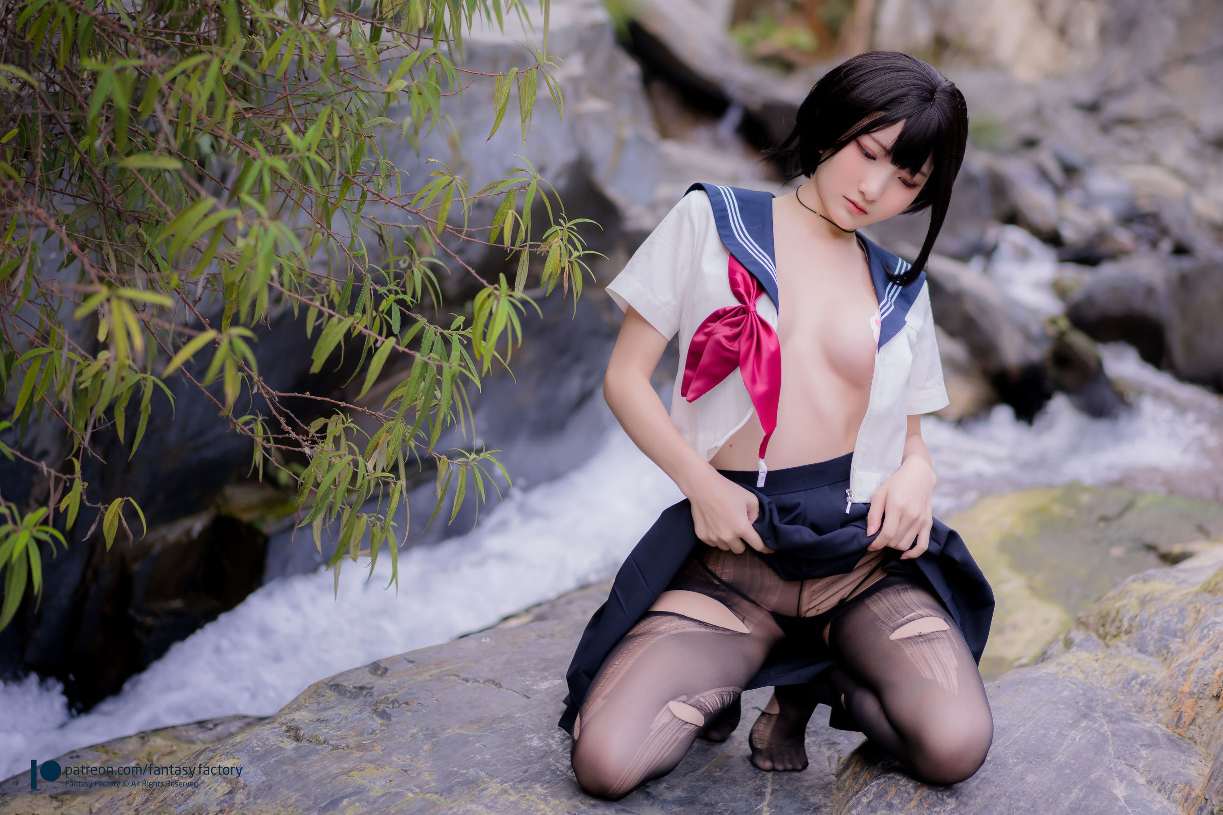 Xiaoding Fantasy Factory》 - 2020.07 女仆 JK 死库水 Photo Set