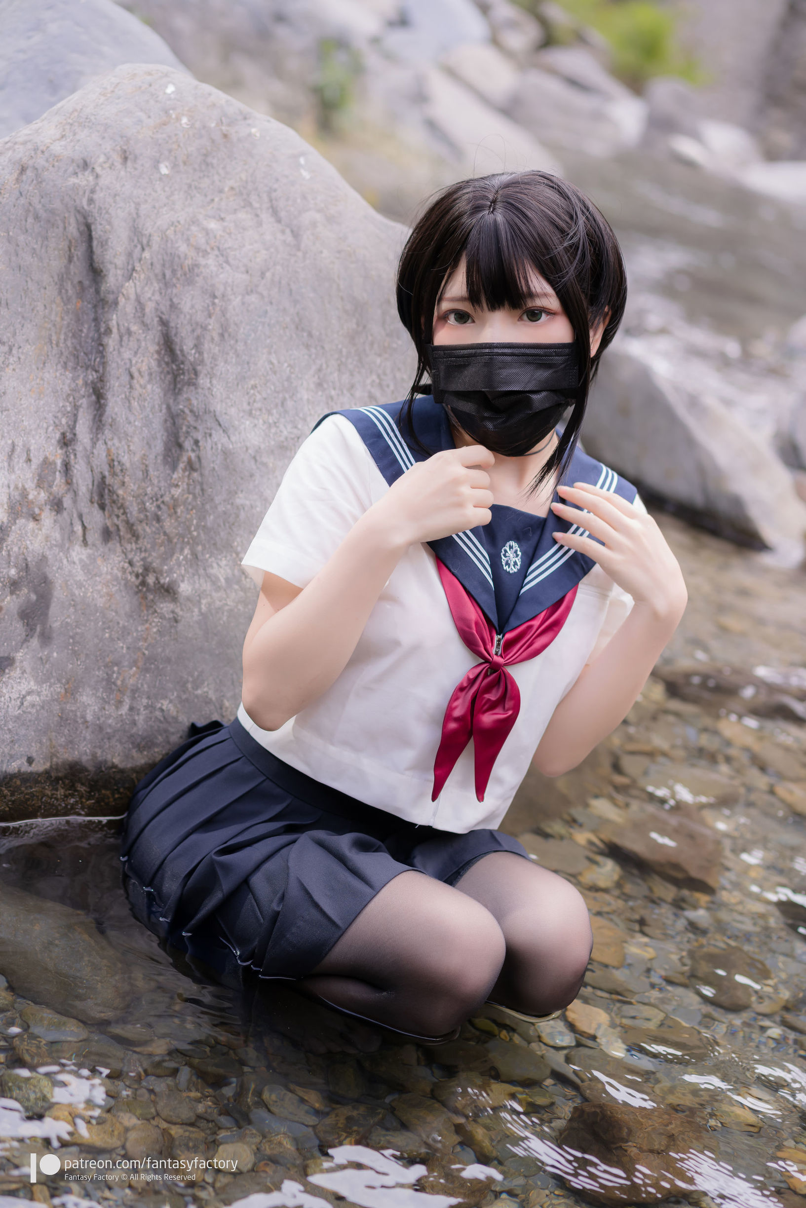 Xiaoding Fantasy Factory》 - 2020.07 女仆 JK 死库水 Photo Set