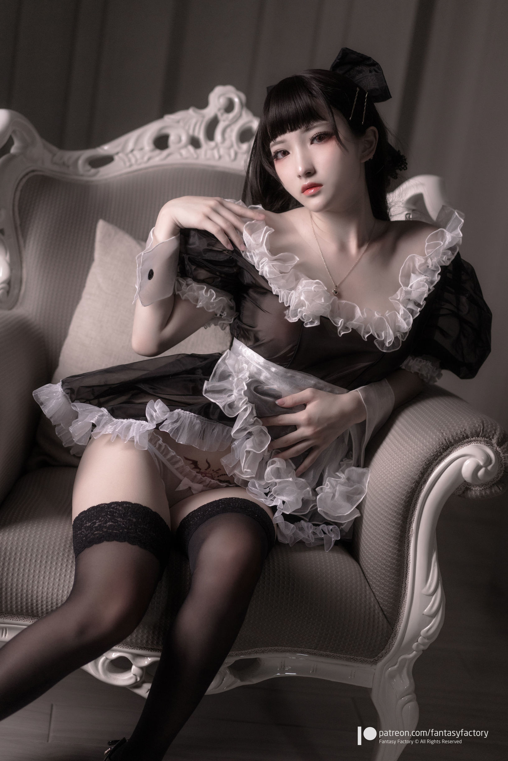 Xiaoding Fantasy Factory》 - 2020.07 女仆 JK 死库水 Photo Set