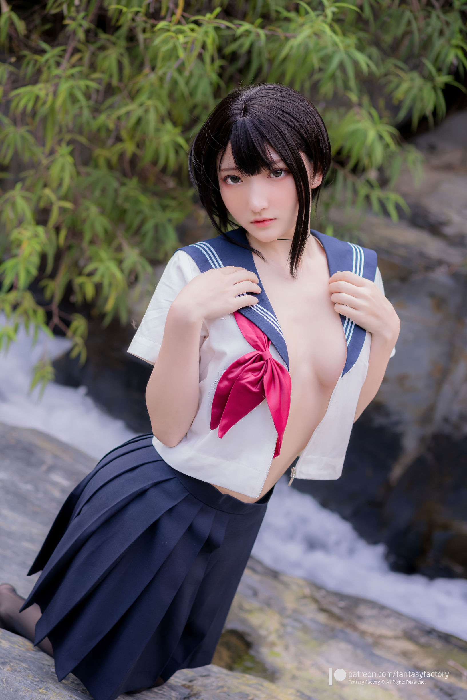 Xiaoding Fantasy Factory》 - 2020.07 女仆 JK 死库水 Photo Set