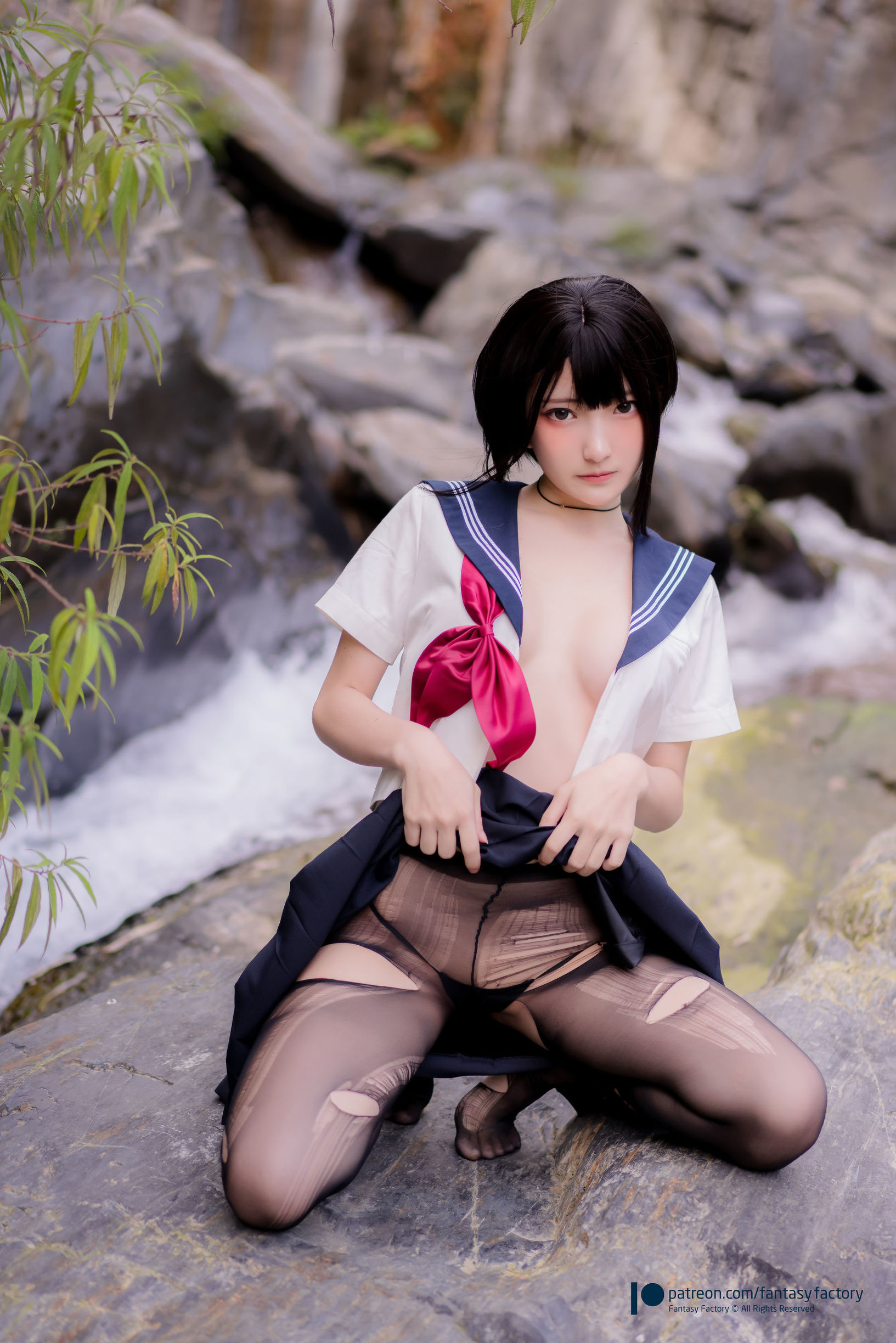 Xiaoding Fantasy Factory》 - 2020.07 女仆 JK 死库水 Photo Set