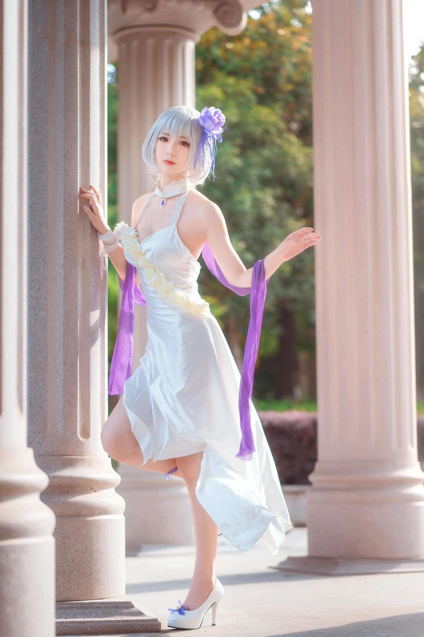 Cosplay寫真] 小姐姐彌音音ww - 天狼星 純白薔薇