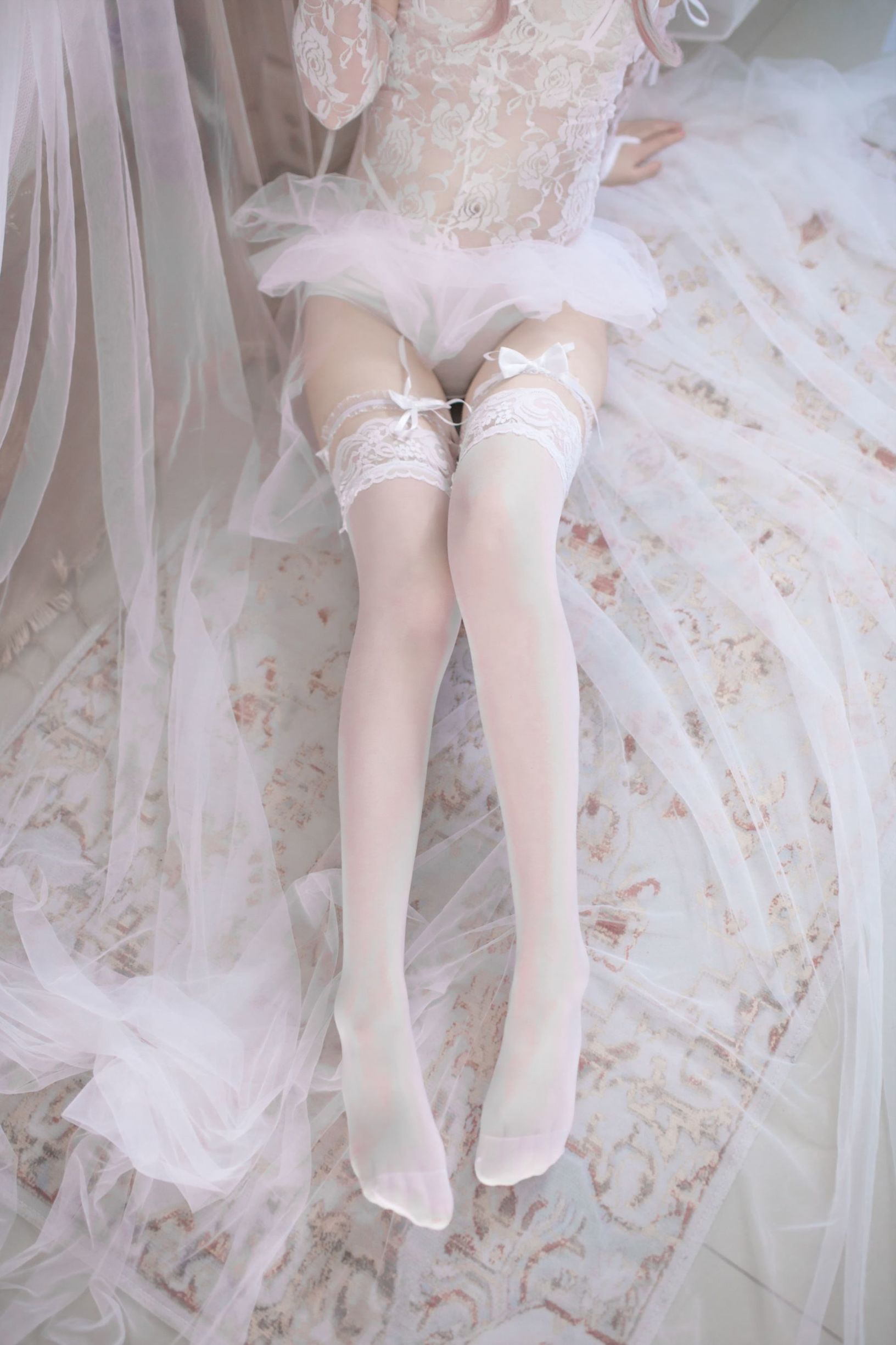 Cosplay Photos] Feng Mao ss - Pure White Elf