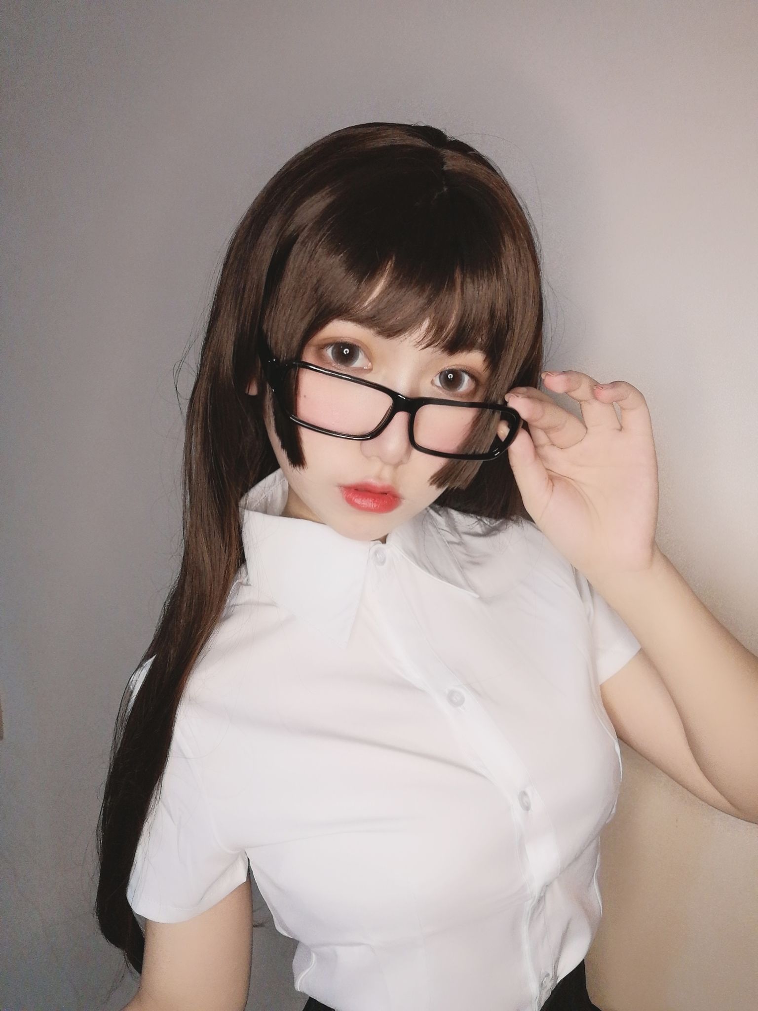 Cosplay Ảnh] Yuyuko SJ_ - Cô Thư Ký Say Rượu Nhỏ