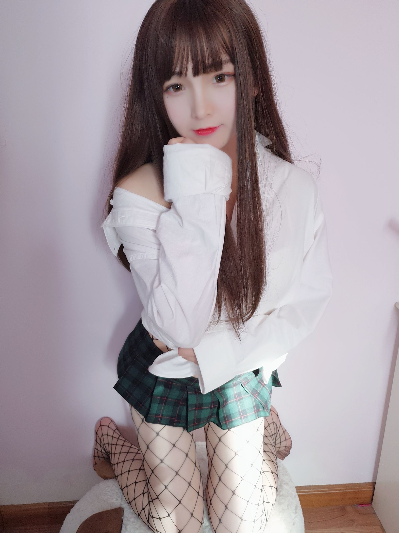 Cosplay Photo] 2D Beauty Furukawa Kagura - Boyfriend Shirt