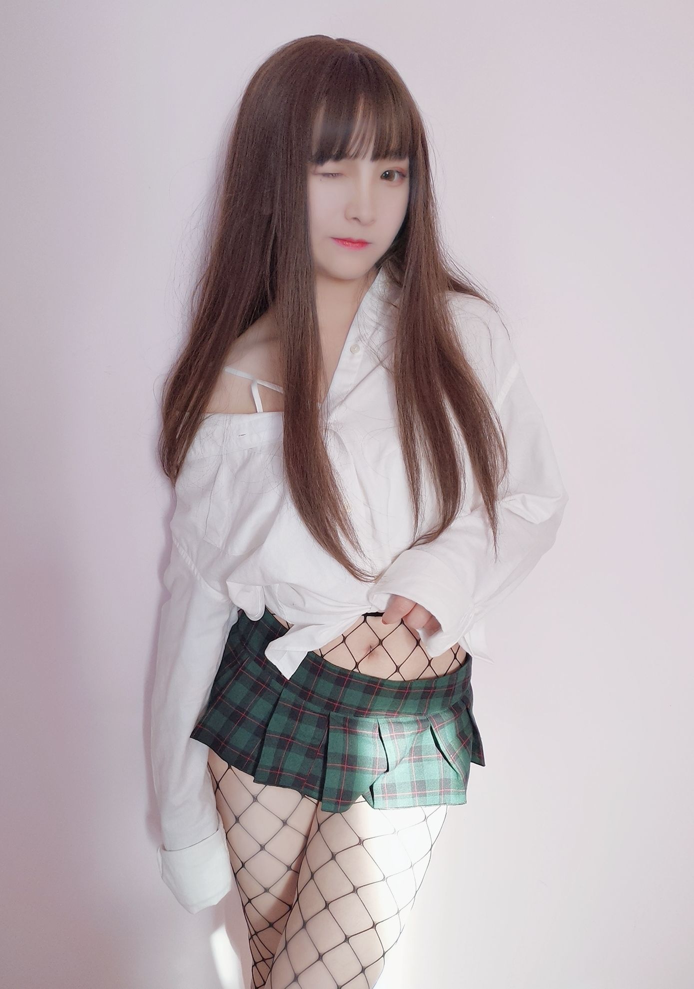 Cosplay Photo] 2D Beauty Furukawa Kagura - Boyfriend Shirt