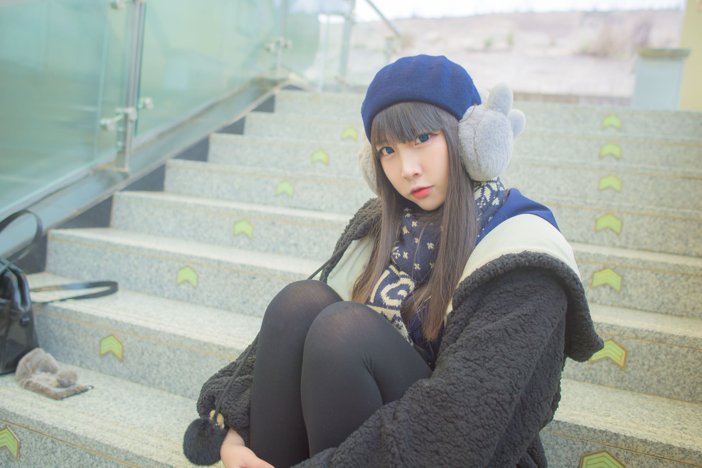 Cosplay Photos] Popular Coser Er Zuo Nisa - Early Spring Outdoor Shoot