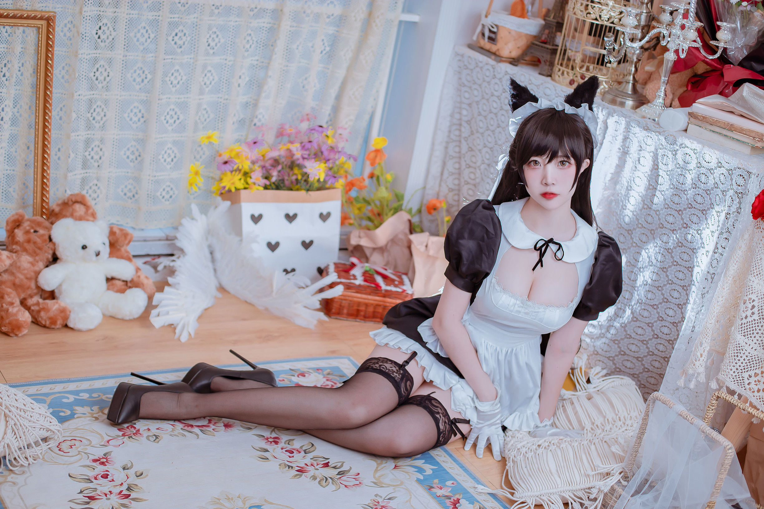 コスプレ写真] 人気のコスプレイヤー 二佐Nisa - アズールレーンの綾波 メイド