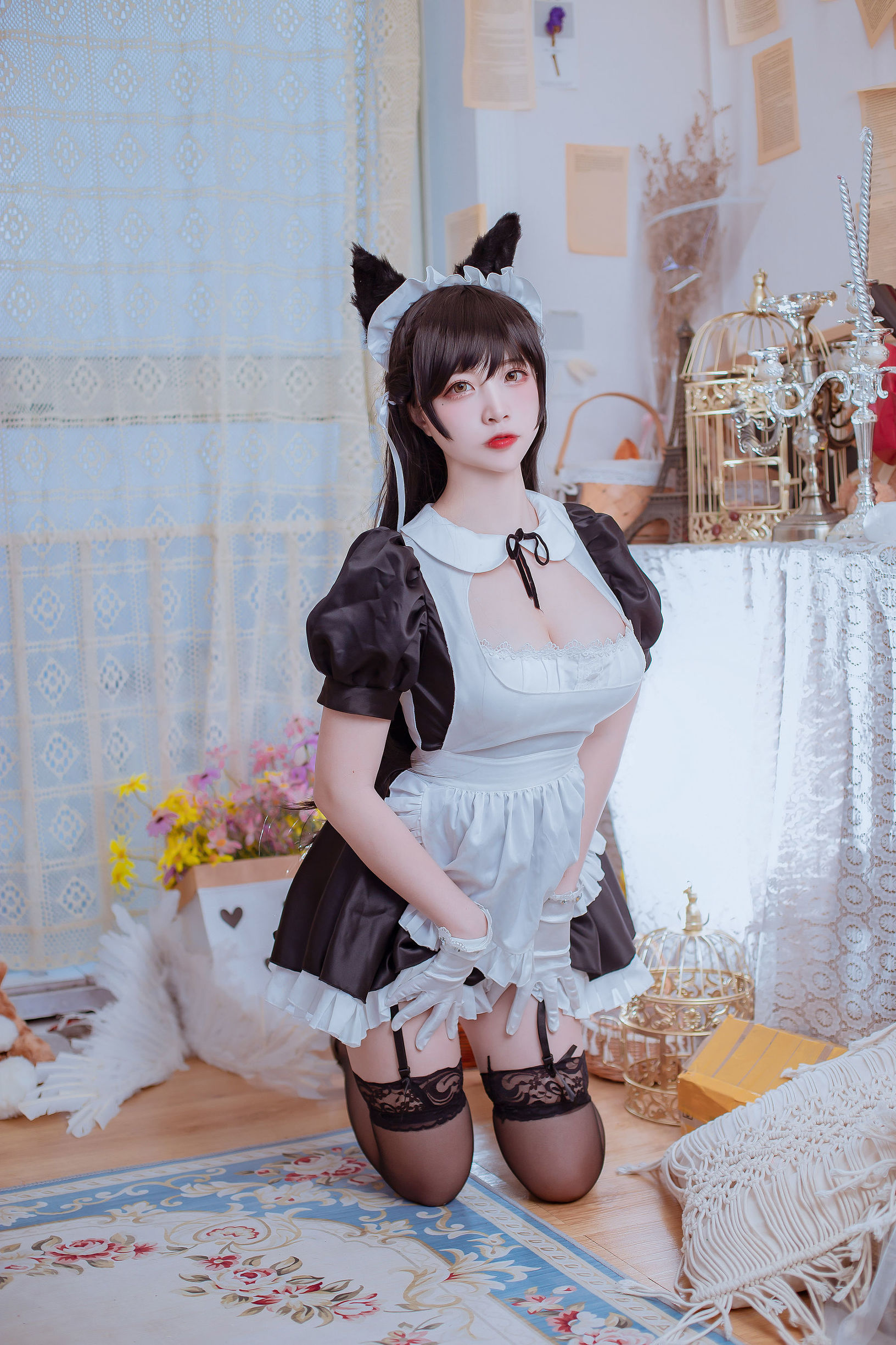 コスプレ写真] 人気のコスプレイヤー 二佐Nisa - アズールレーンの綾波 メイド