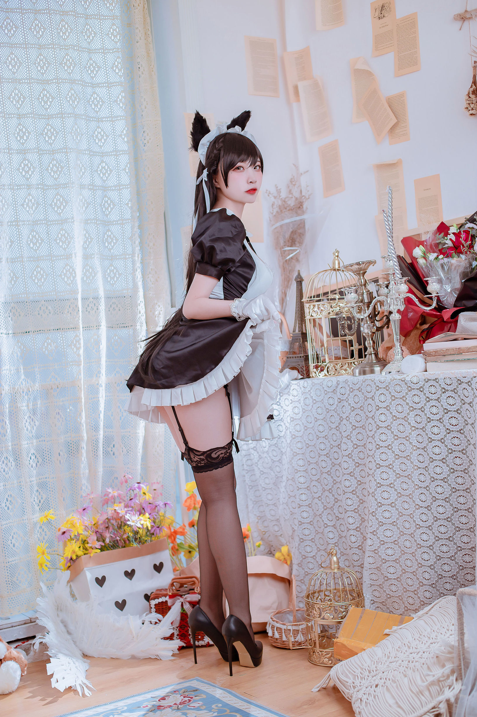 コスプレ写真] 人気のコスプレイヤー 二佐Nisa - アズールレーンの綾波 メイド