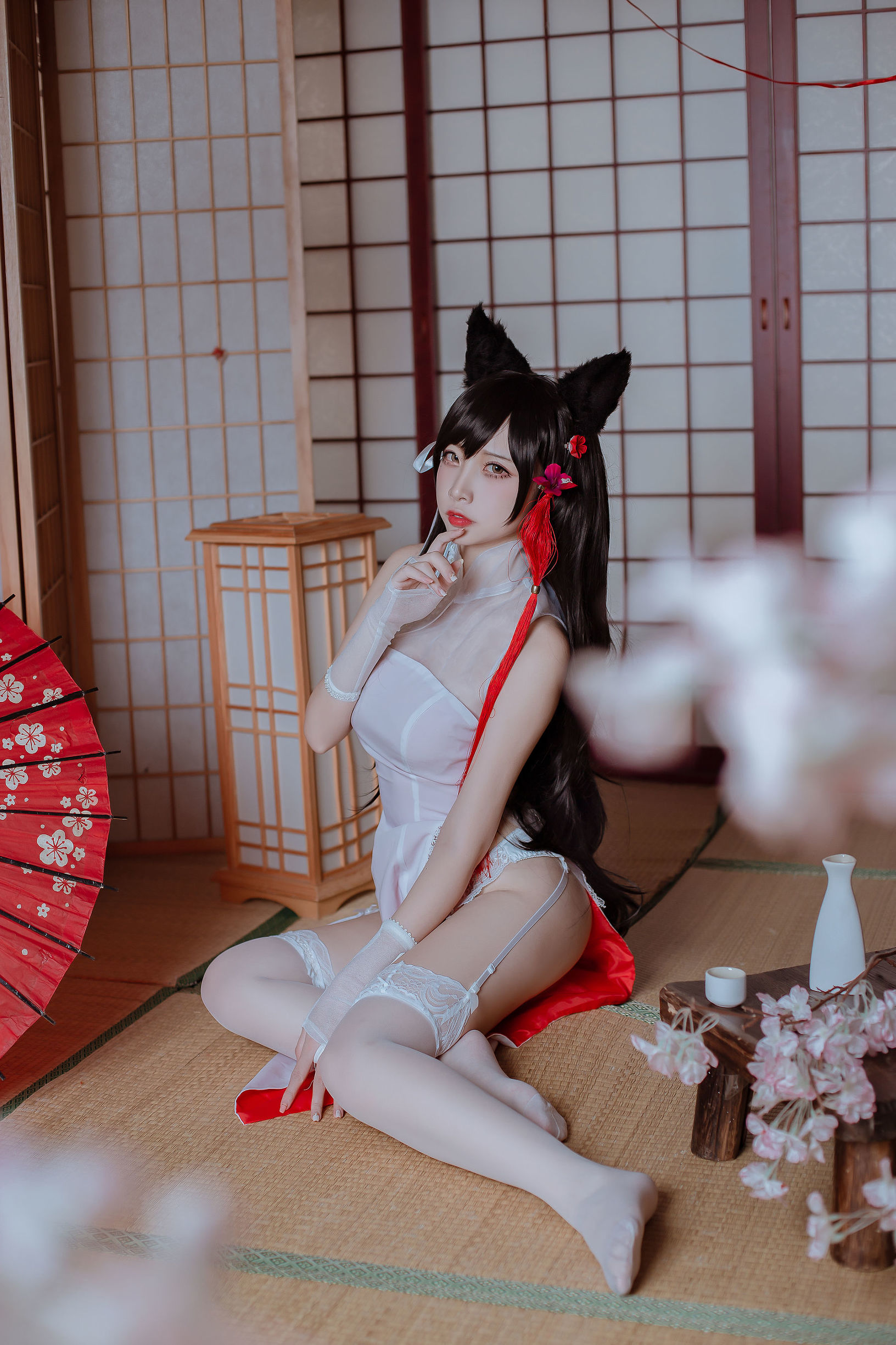 Cosplay寫真] 人氣Coser二佐妮莎 - 犬之眷之碧藍愛宕 旗袍