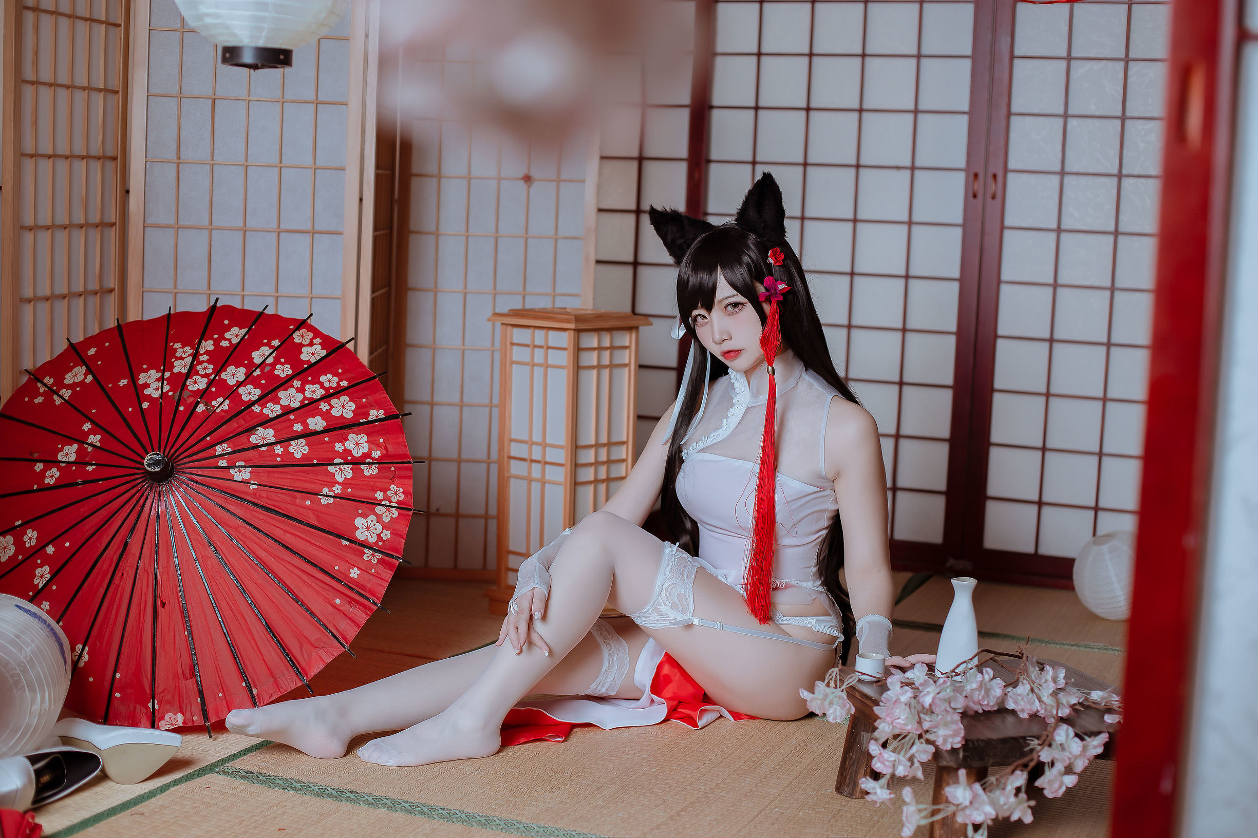 Cosplay寫真] 人氣Coser二佐妮莎 - 犬之眷之碧藍愛宕 旗袍