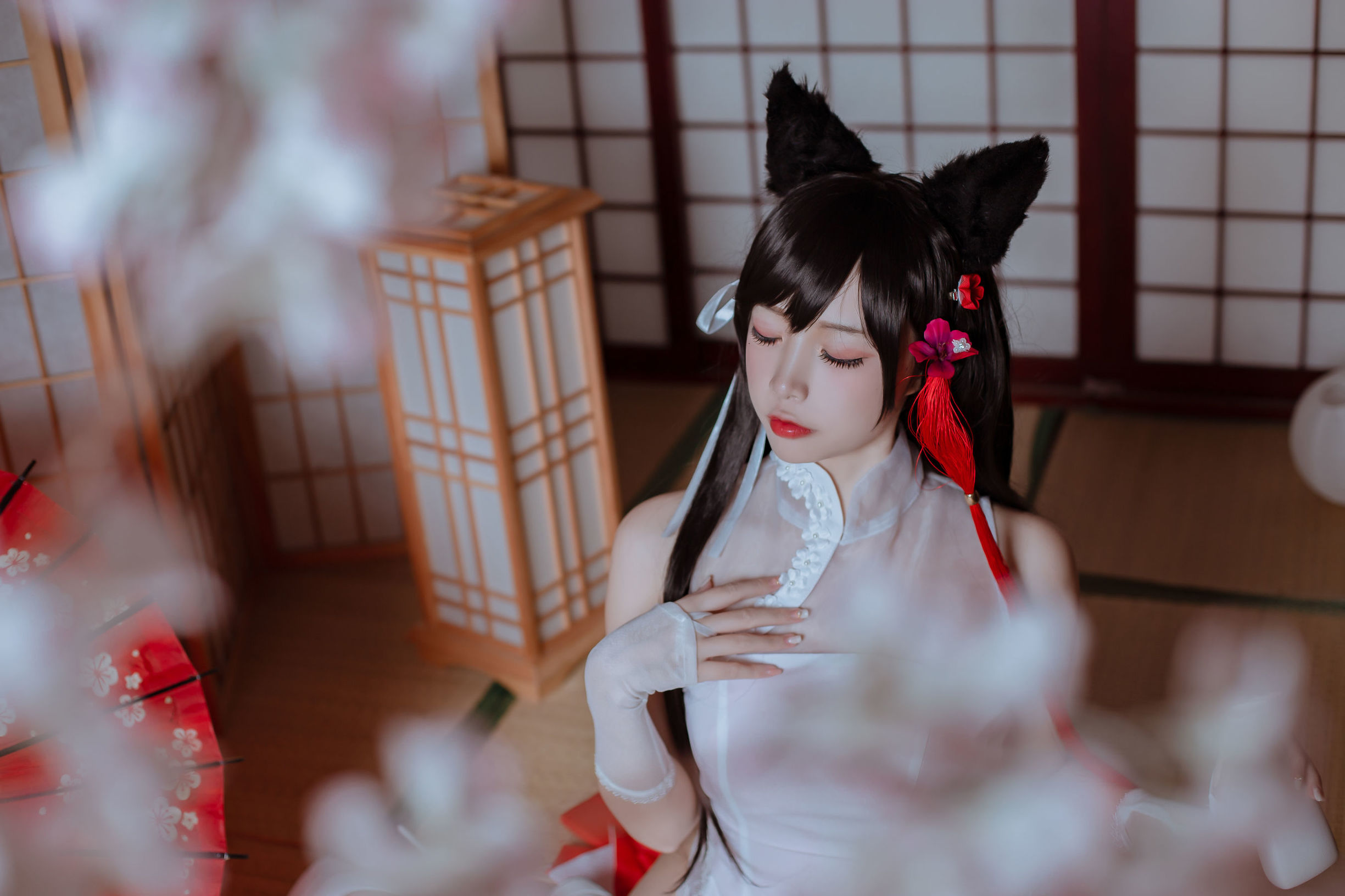 Cosplay寫真] 人氣Coser二佐妮莎 - 犬之眷之碧藍愛宕 旗袍