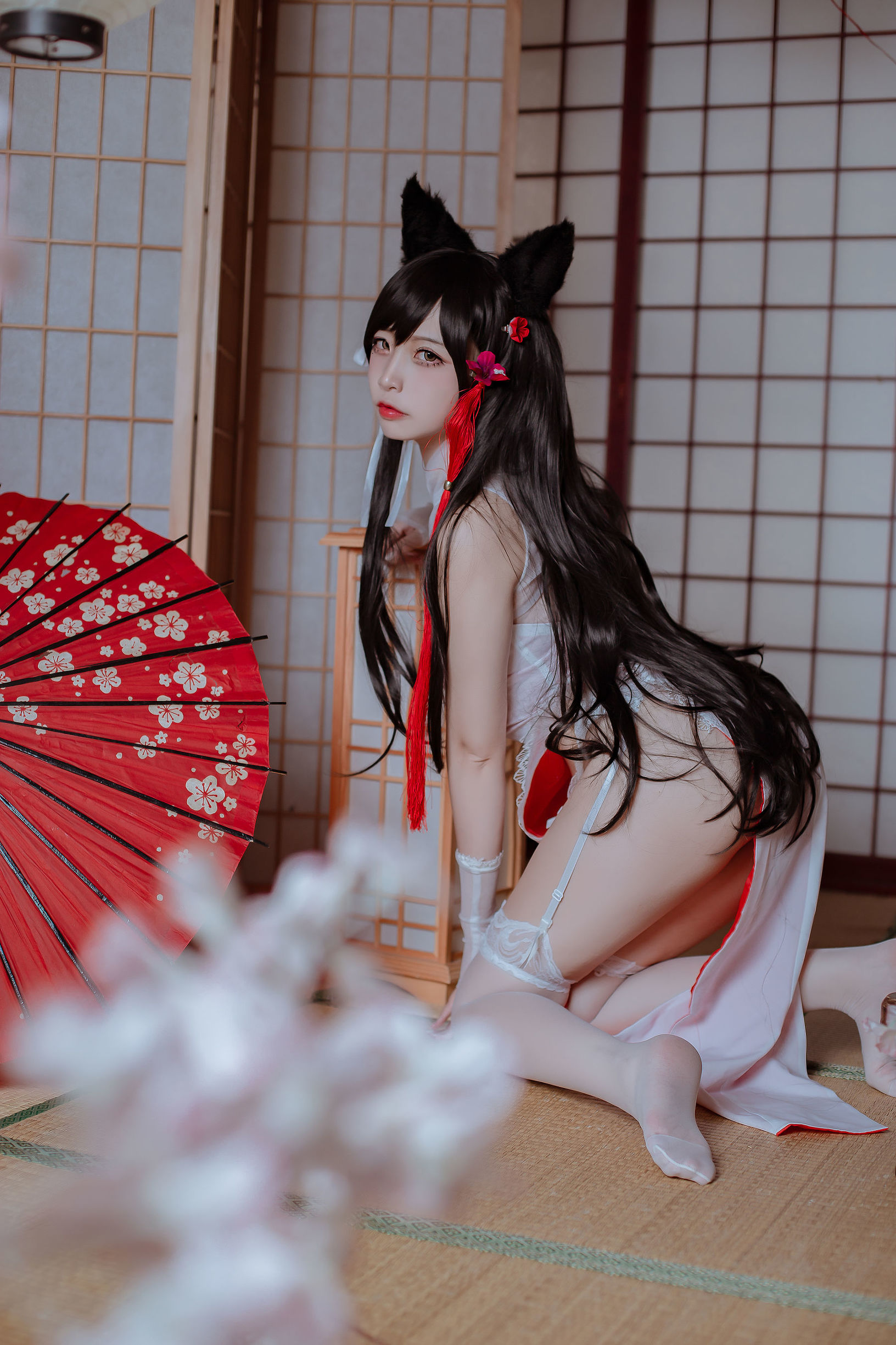 Cosplay寫真] 人氣Coser二佐妮莎 - 犬之眷之碧藍愛宕 旗袍