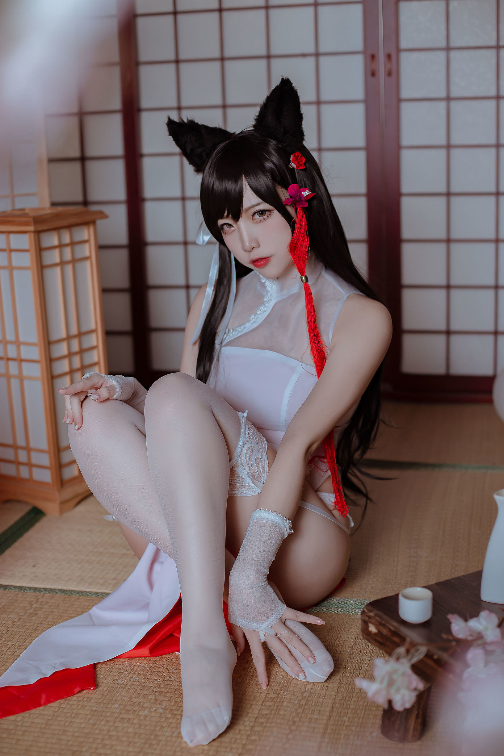 Cosplay寫真] 人氣Coser二佐妮莎 - 犬之眷之碧藍愛宕 旗袍