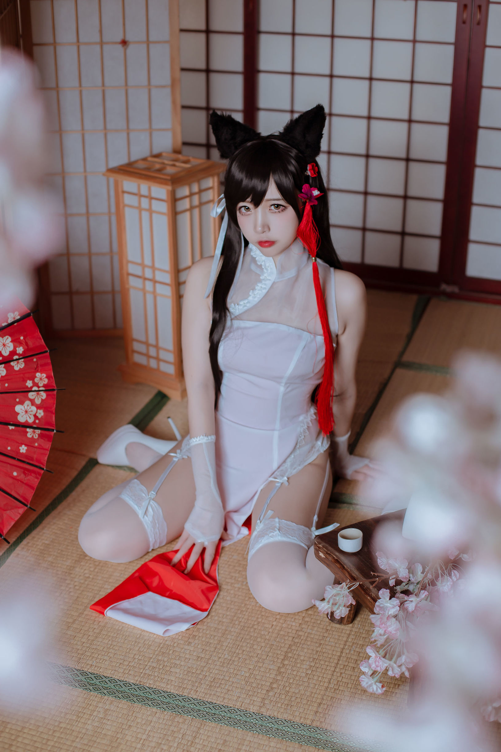 Cosplay寫真] 人氣Coser二佐妮莎 - 犬之眷之碧藍愛宕 旗袍