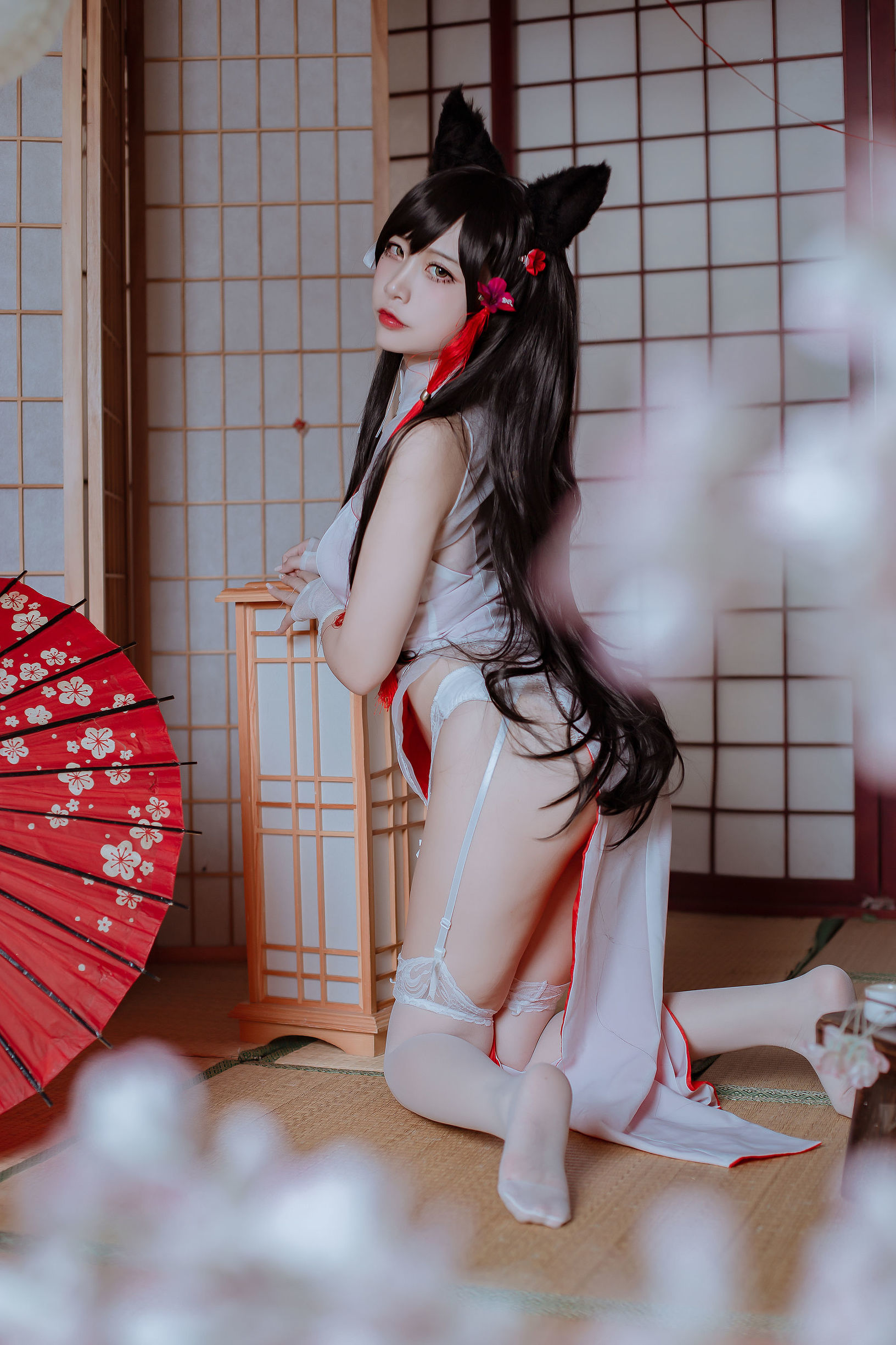 Cosplay寫真] 人氣Coser二佐妮莎 - 犬之眷之碧藍愛宕 旗袍