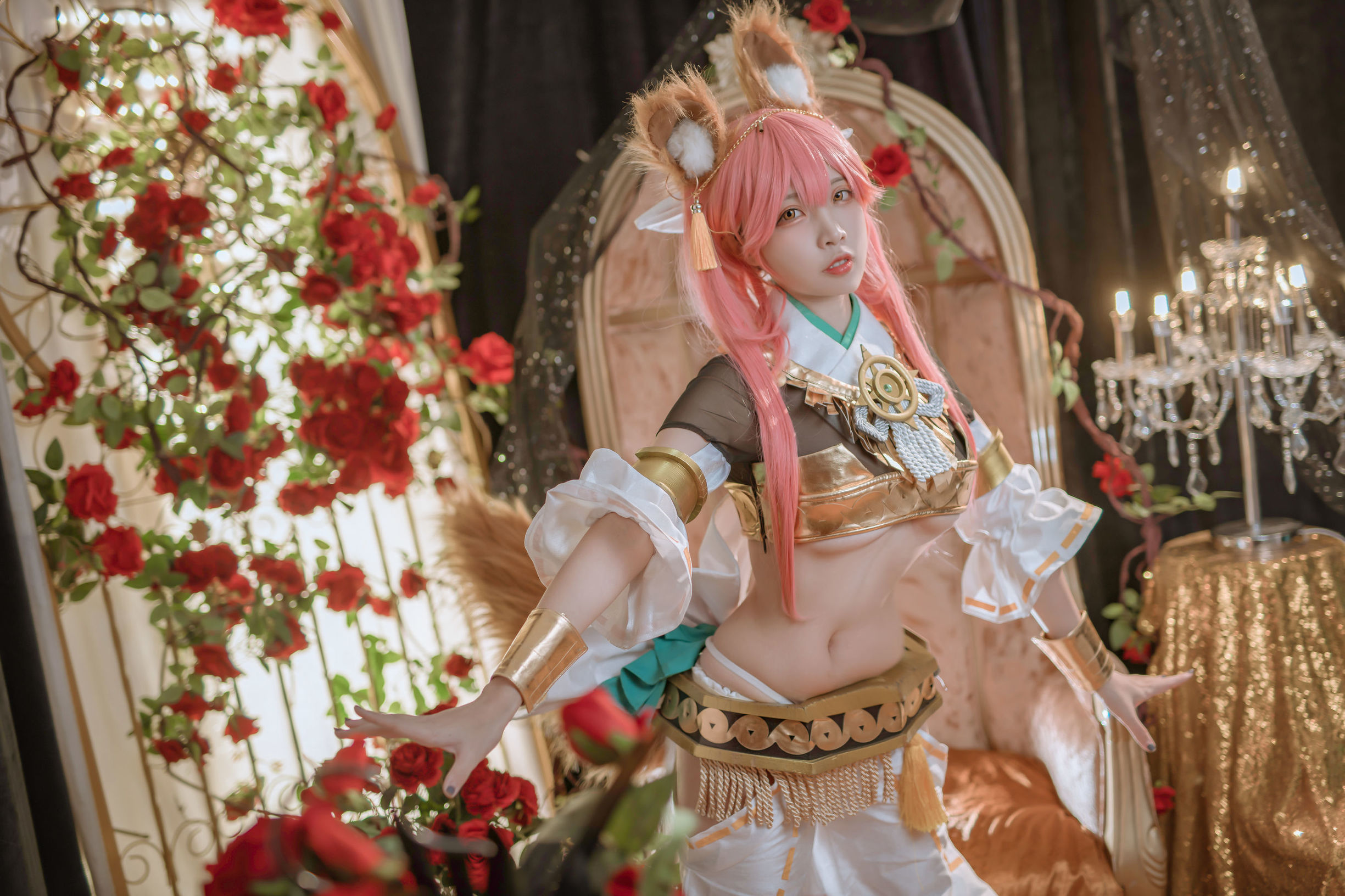 Cosplay Photo] Popular Coser Er Zuo Nisa - Tamamo-no-Mae Mythical Formal Attire