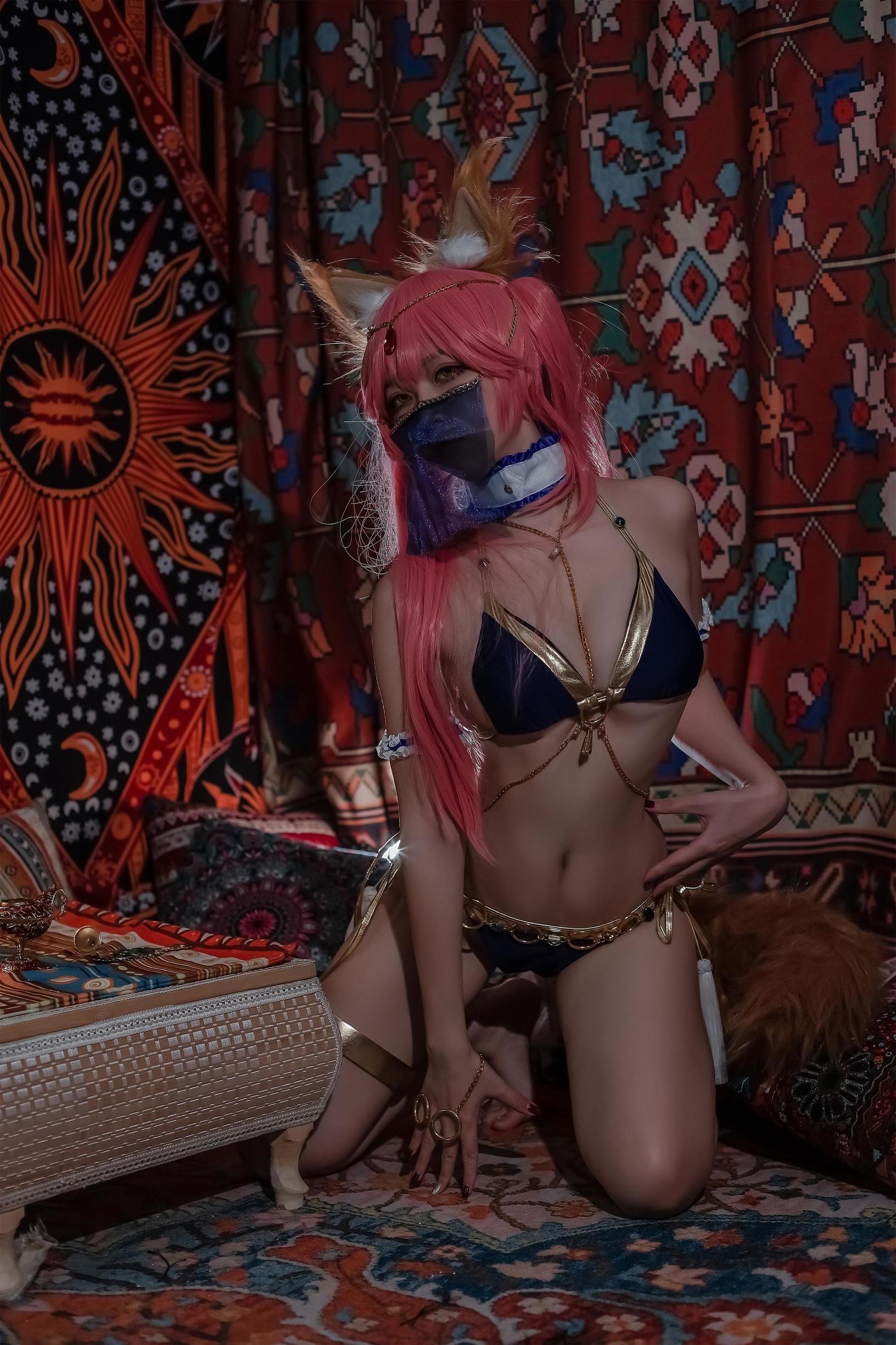 Cosplay Photo] Popular Coser Er Zuo Nisa - Tamamo-no-Mae Dancing Girl