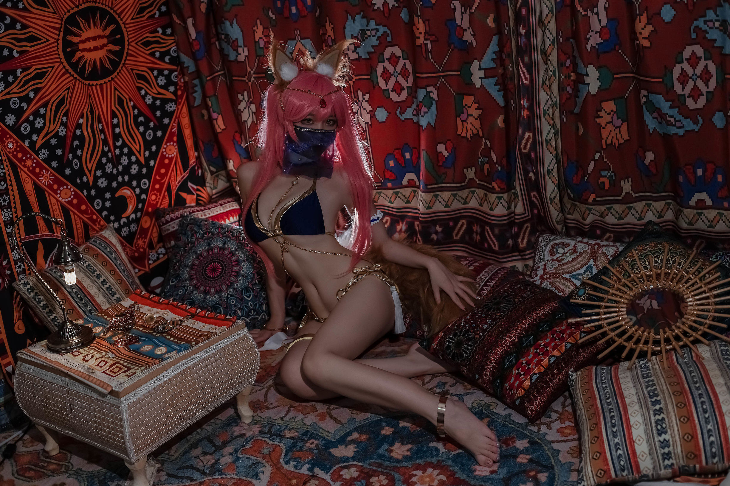 Cosplay Photo] Popular Coser Er Zuo Nisa - Tamamo-no-Mae Dancing Girl