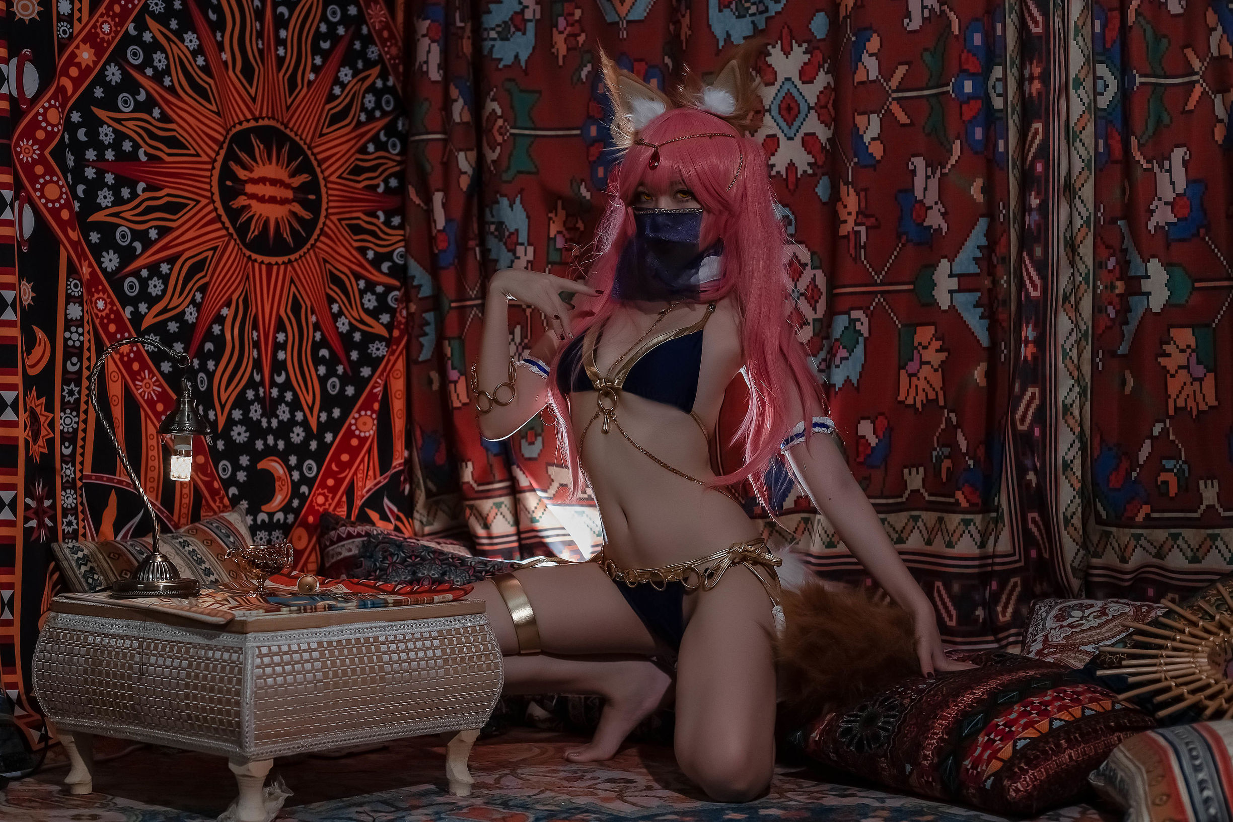 Cosplay Photo] Popular Coser Er Zuo Nisa - Tamamo-no-Mae Dancing Girl