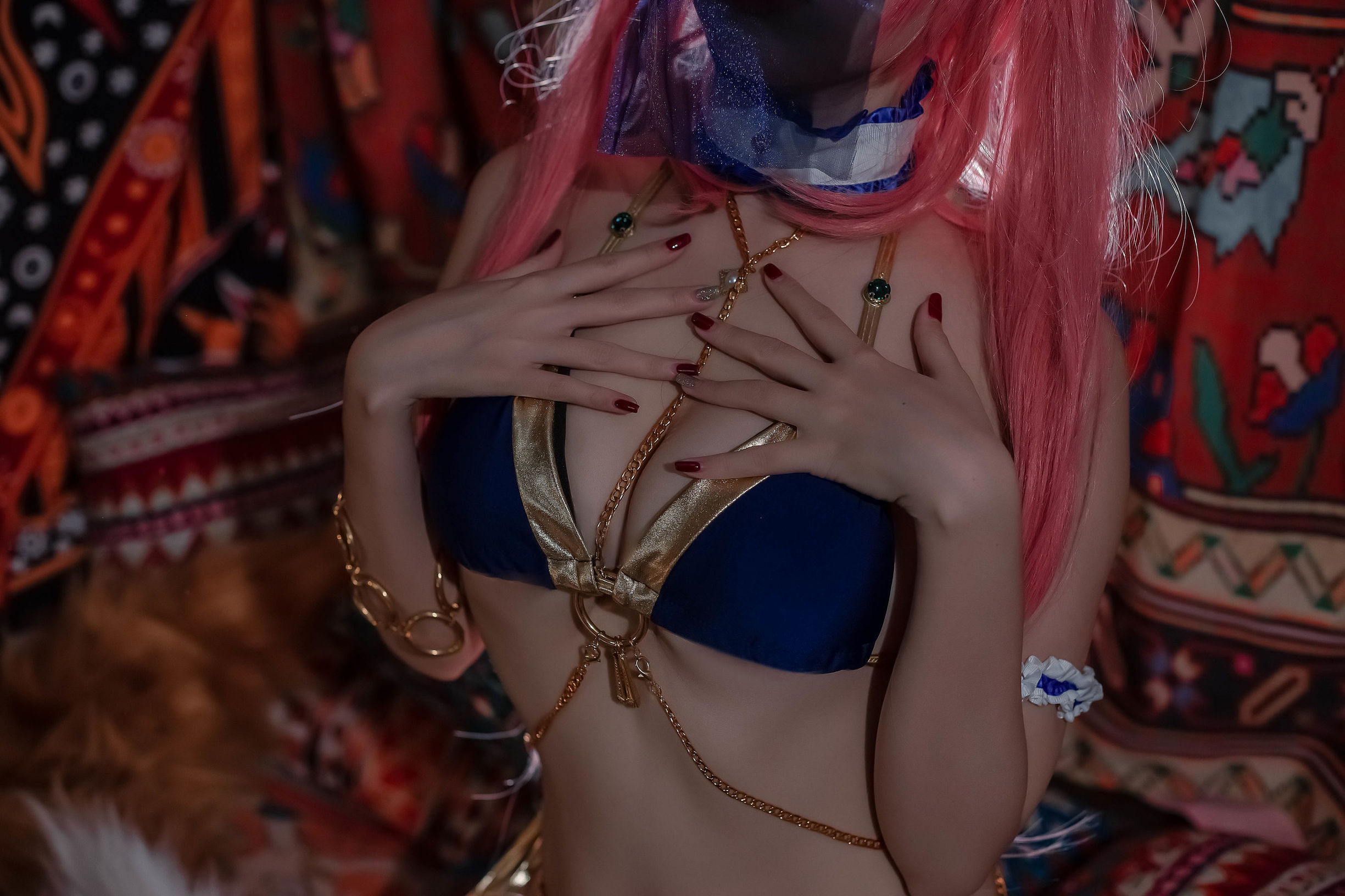 Cosplay寫真] 人氣Coser二佐Nisa - 玉藻前舞娘