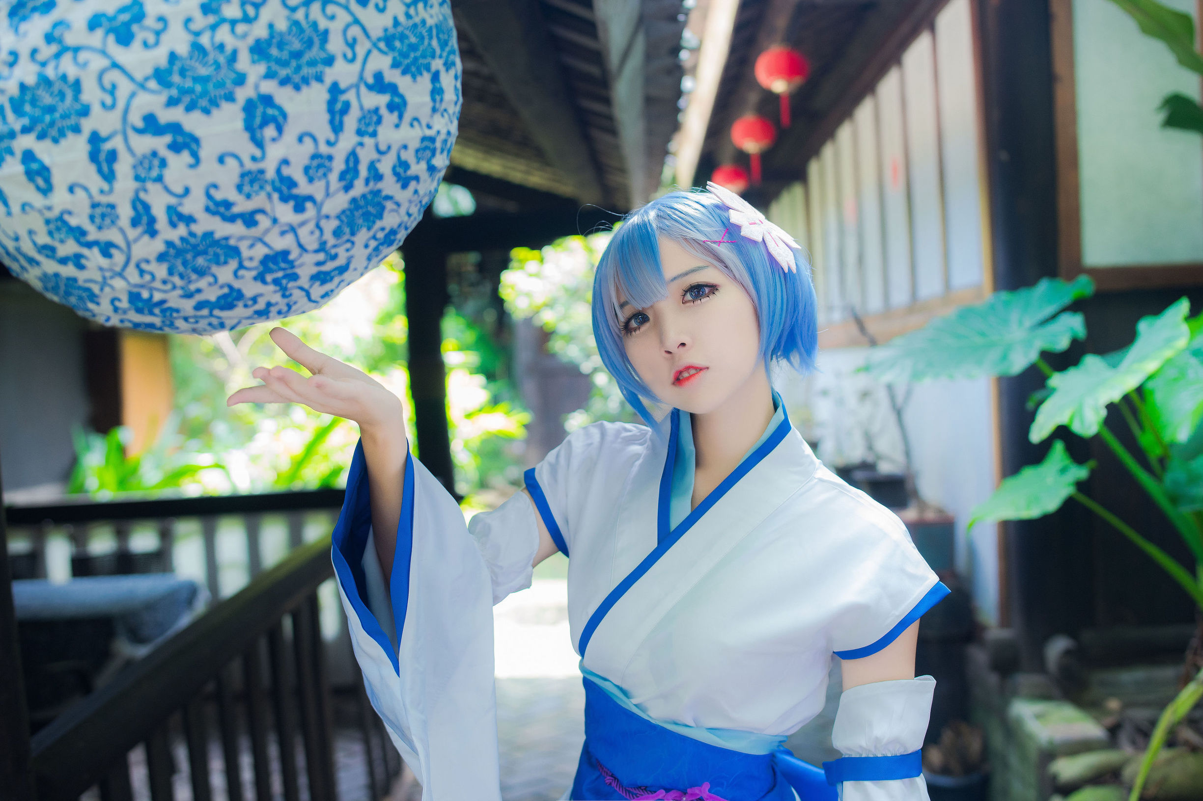 Cosplay Photos] Popular Coser Er Zuo Nisa - Rem's hood