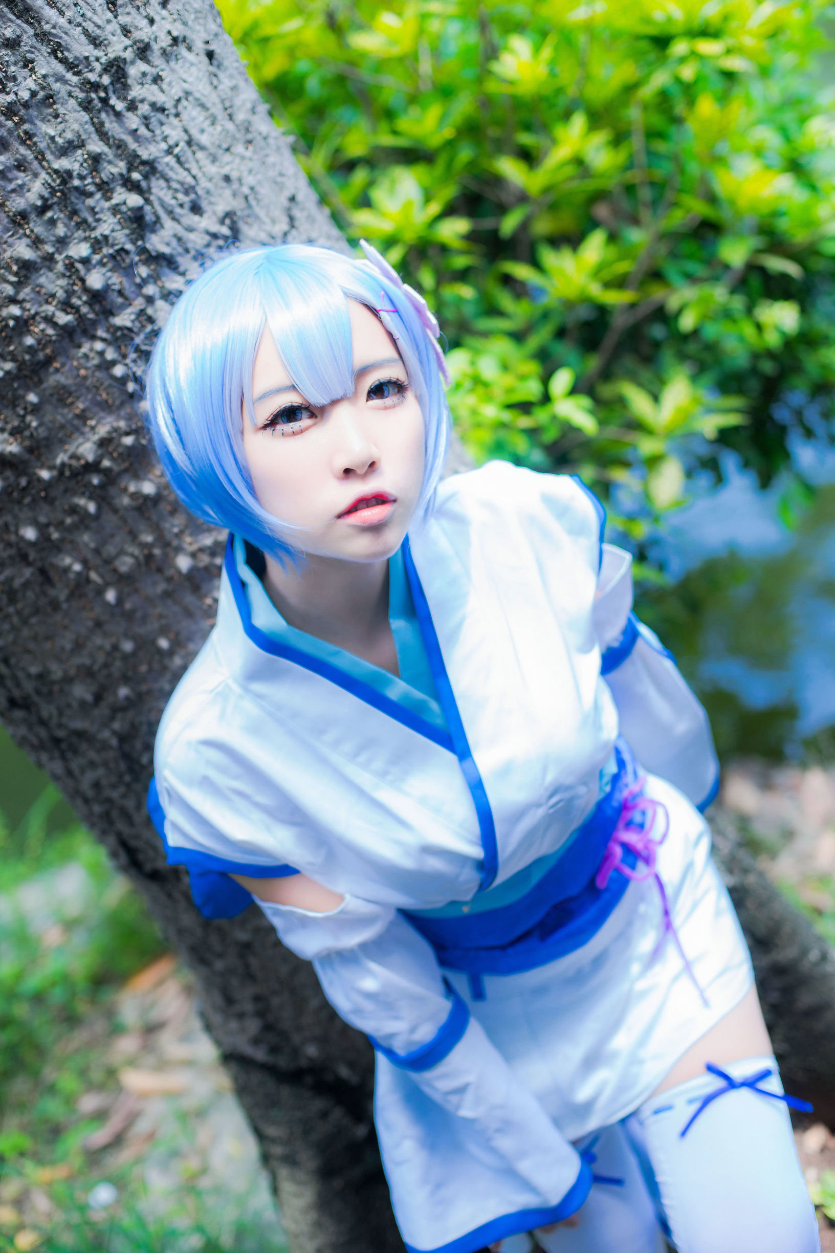 Cosplay Photos] Popular Coser Er Zuo Nisa - Rem's hood