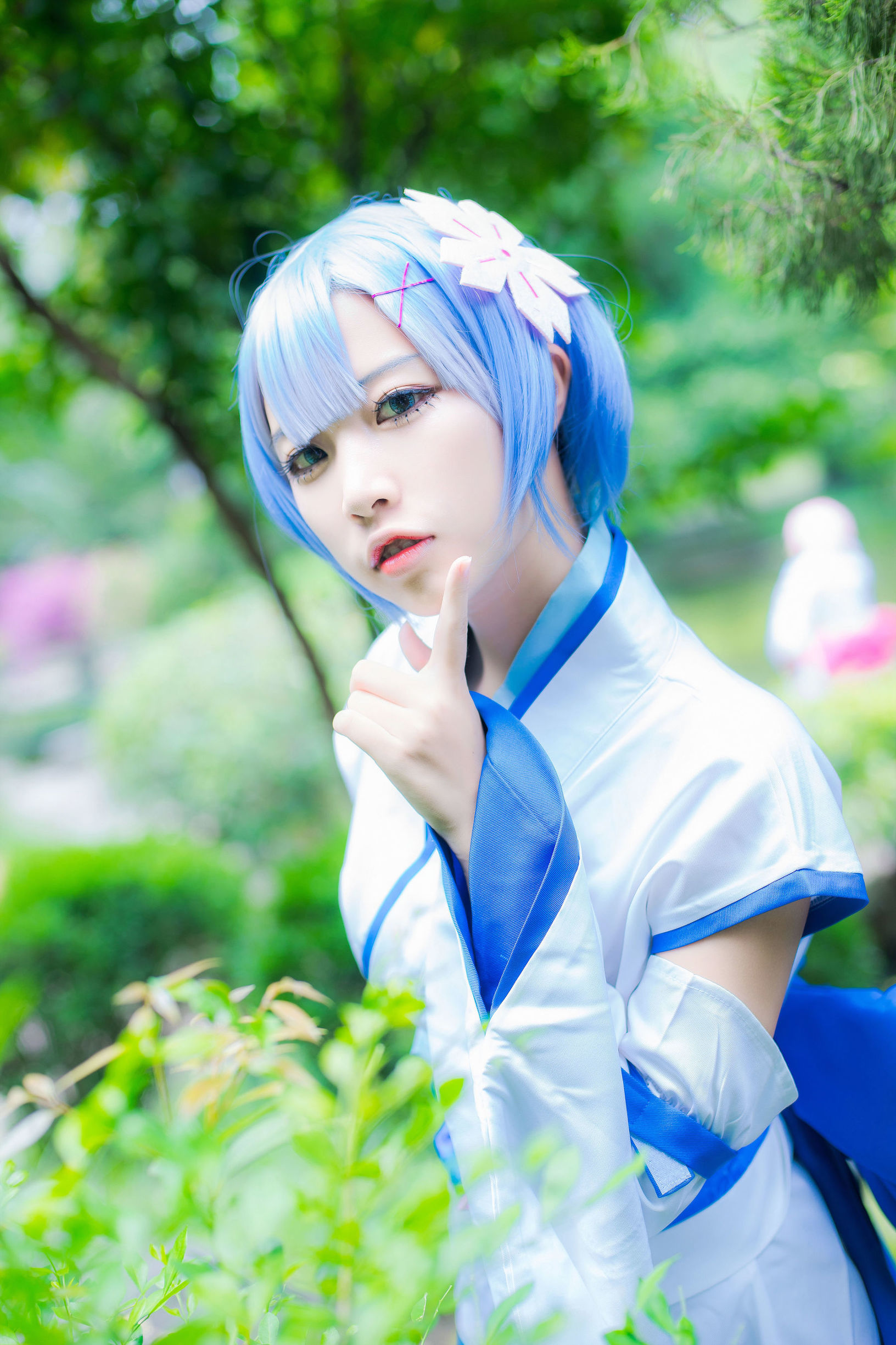Ảnh Cosplay] Coser Phổ biến Er Zuo Nisa - Rem Thời niên thiếu