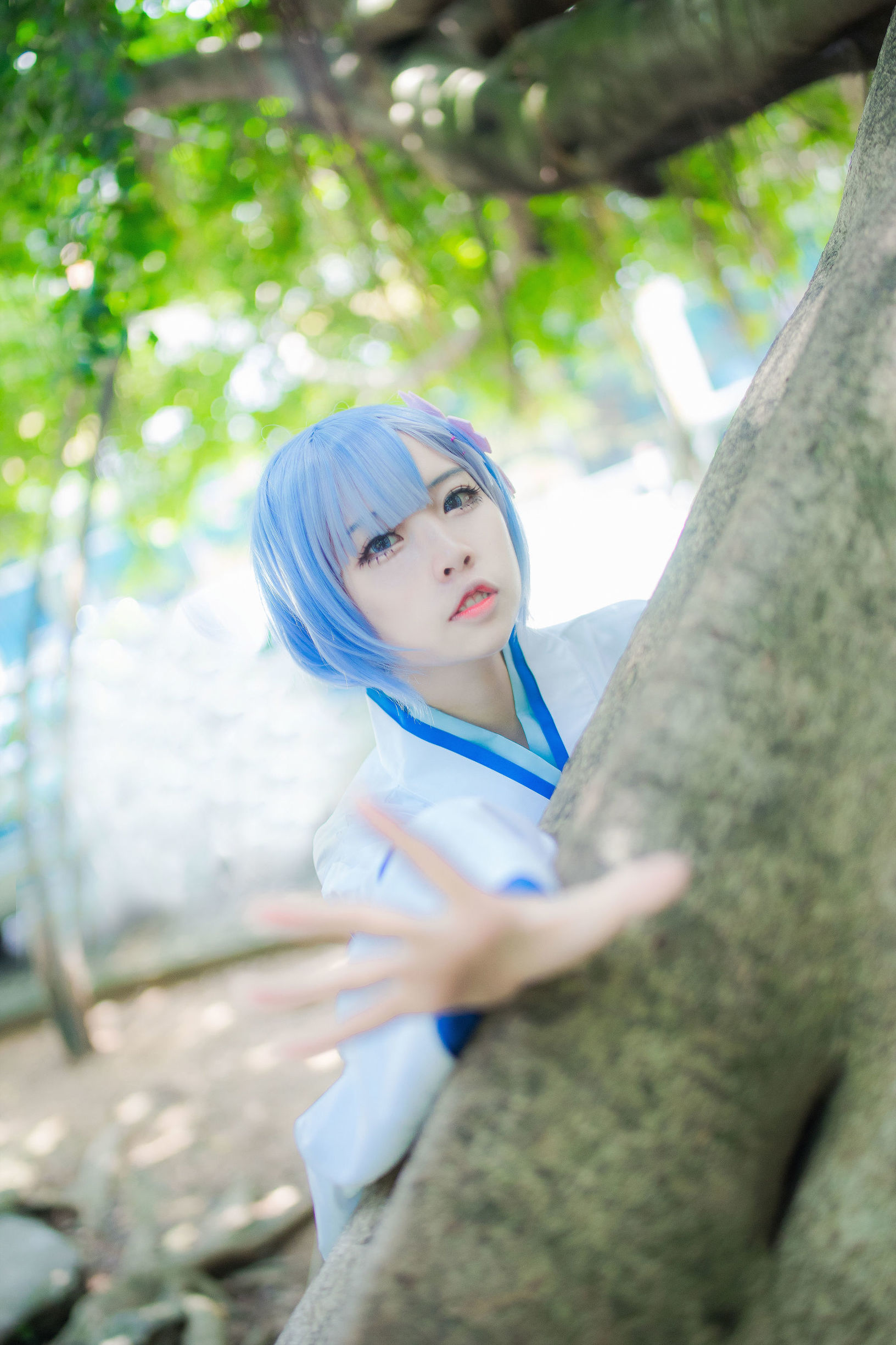Cosplay Photos] Popular Coser Er Zuo Nisa - Rem's hood