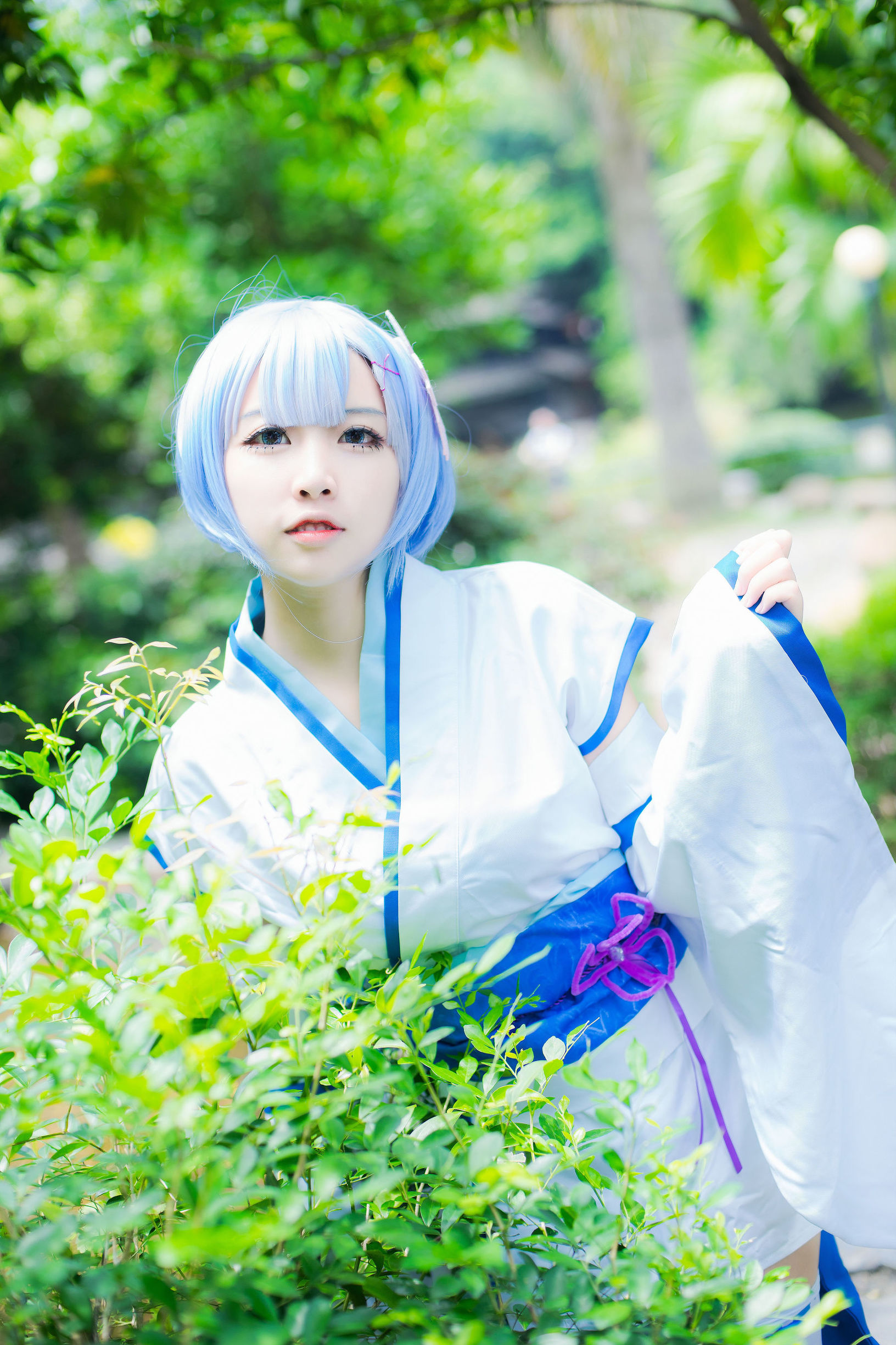 Ảnh Cosplay] Coser Phổ biến Er Zuo Nisa - Rem Thời niên thiếu