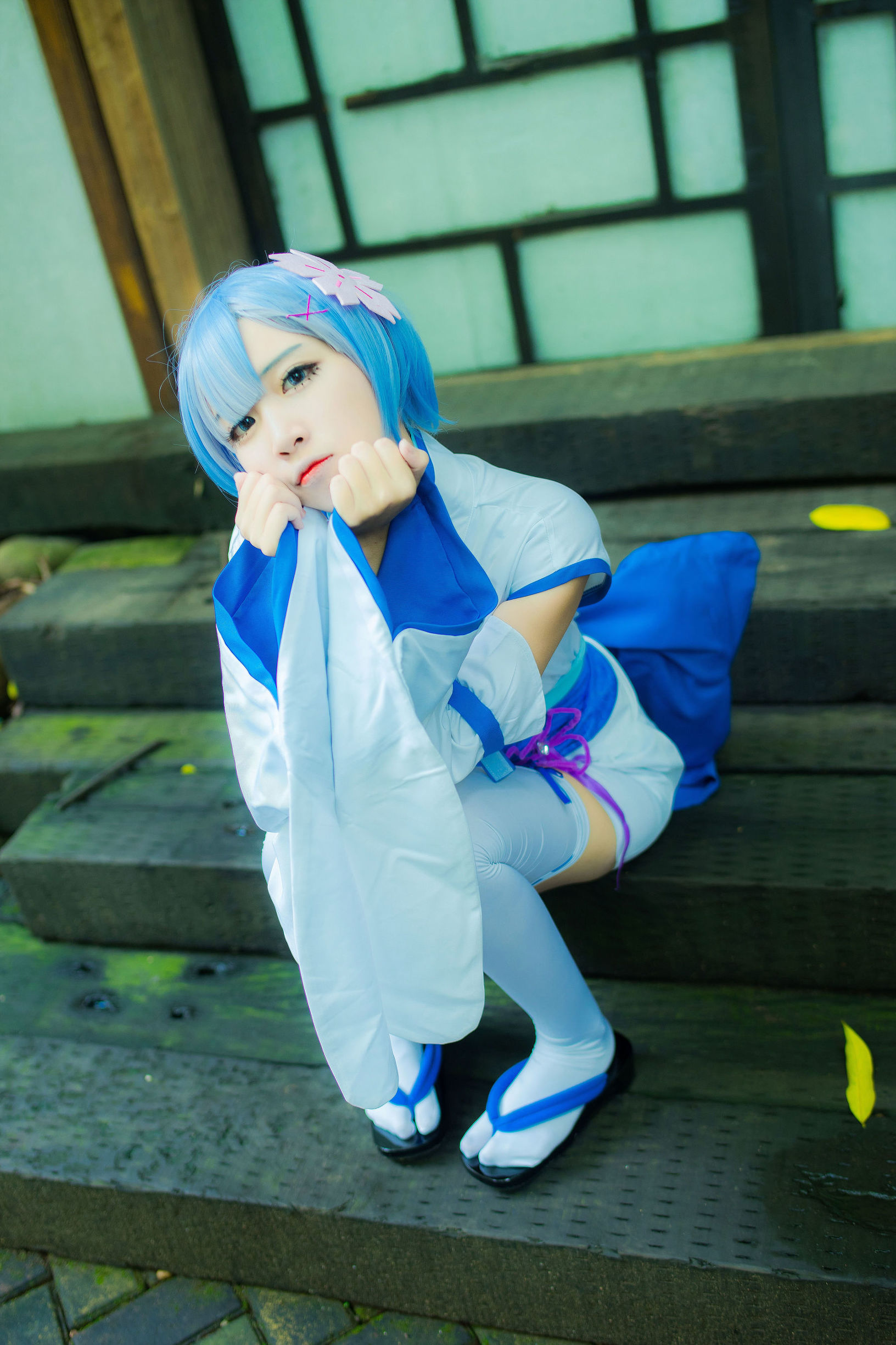 Cosplay Photos] Popular Coser Er Zuo Nisa - Rem's hood
